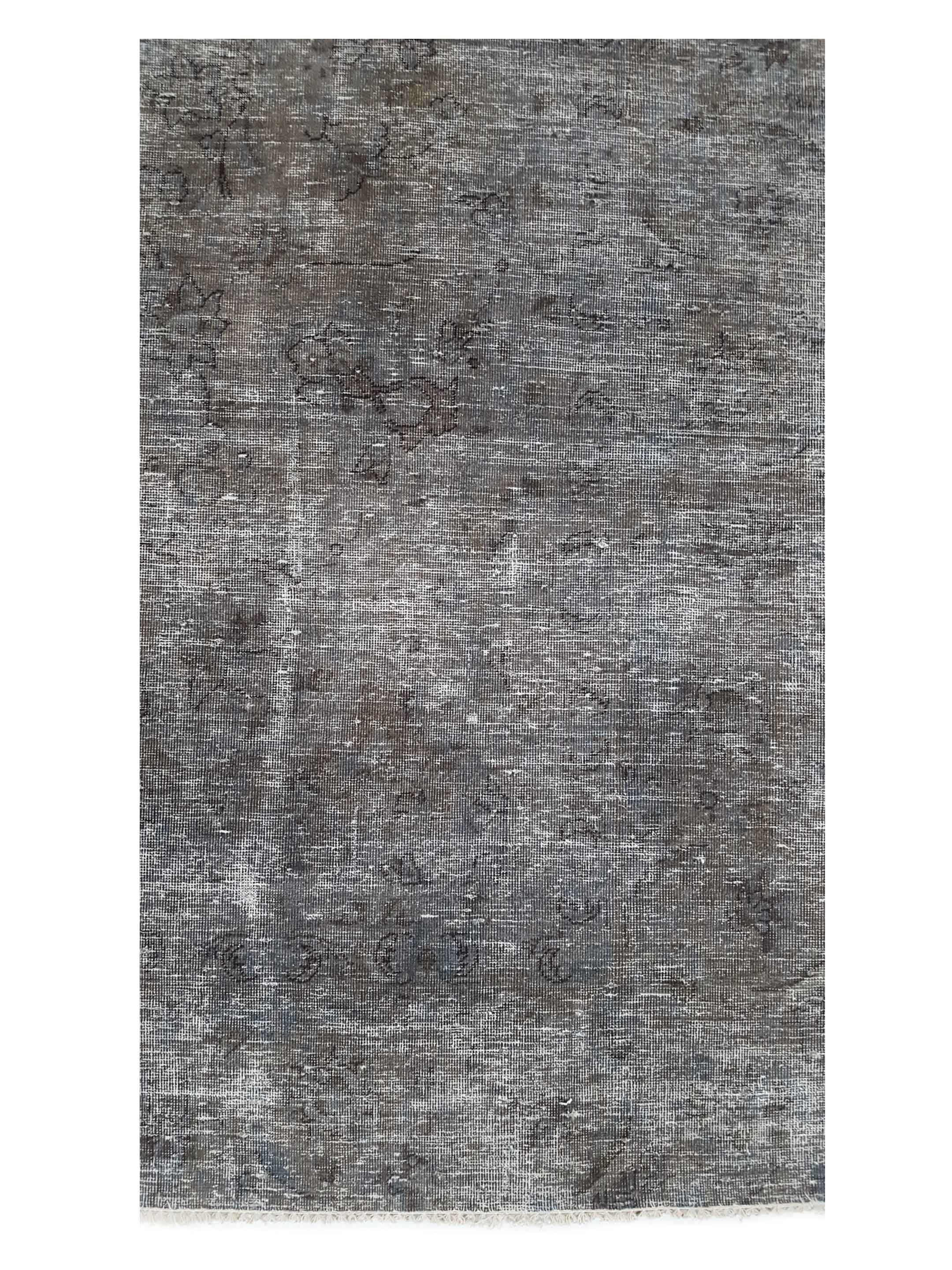 Overdyed Hand Knotted Grey 9x12 - Image 3 of 5