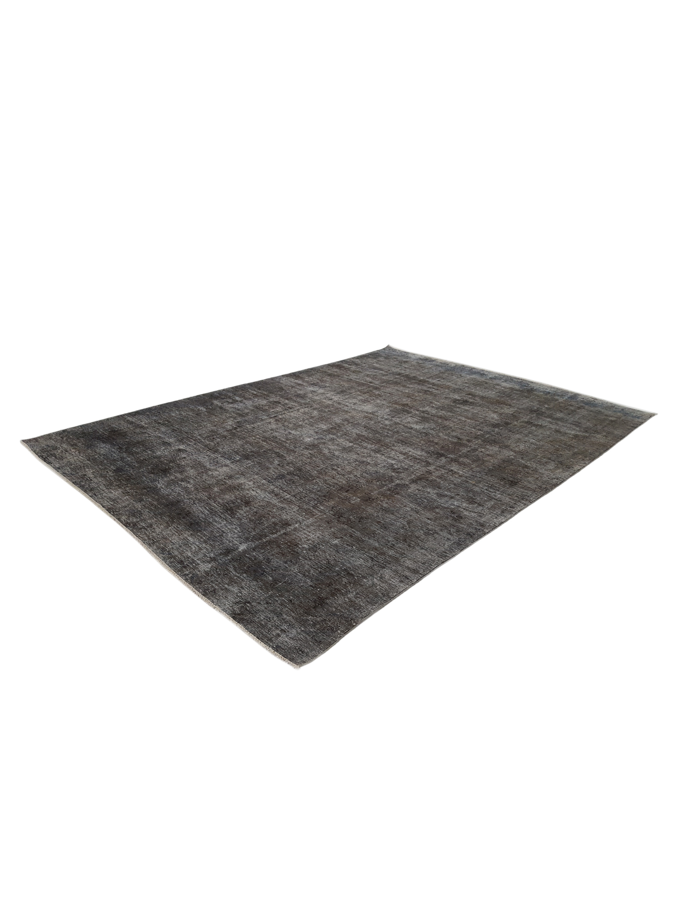 Overdyed Hand Knotted Grey 9x12 - Image 5 of 5