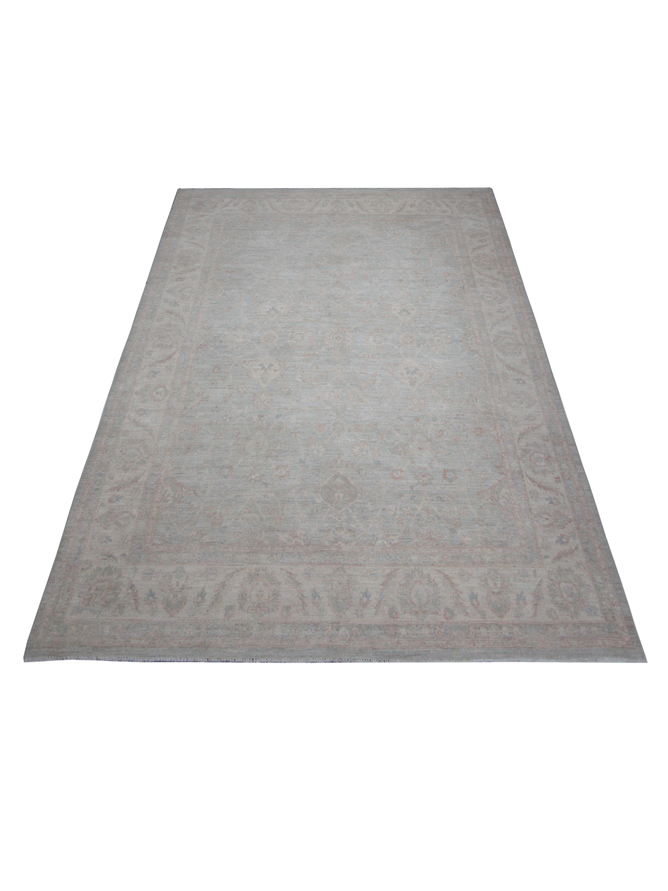 Ziegler Hand Knotted Teal 8x10 - Image 2 of 6