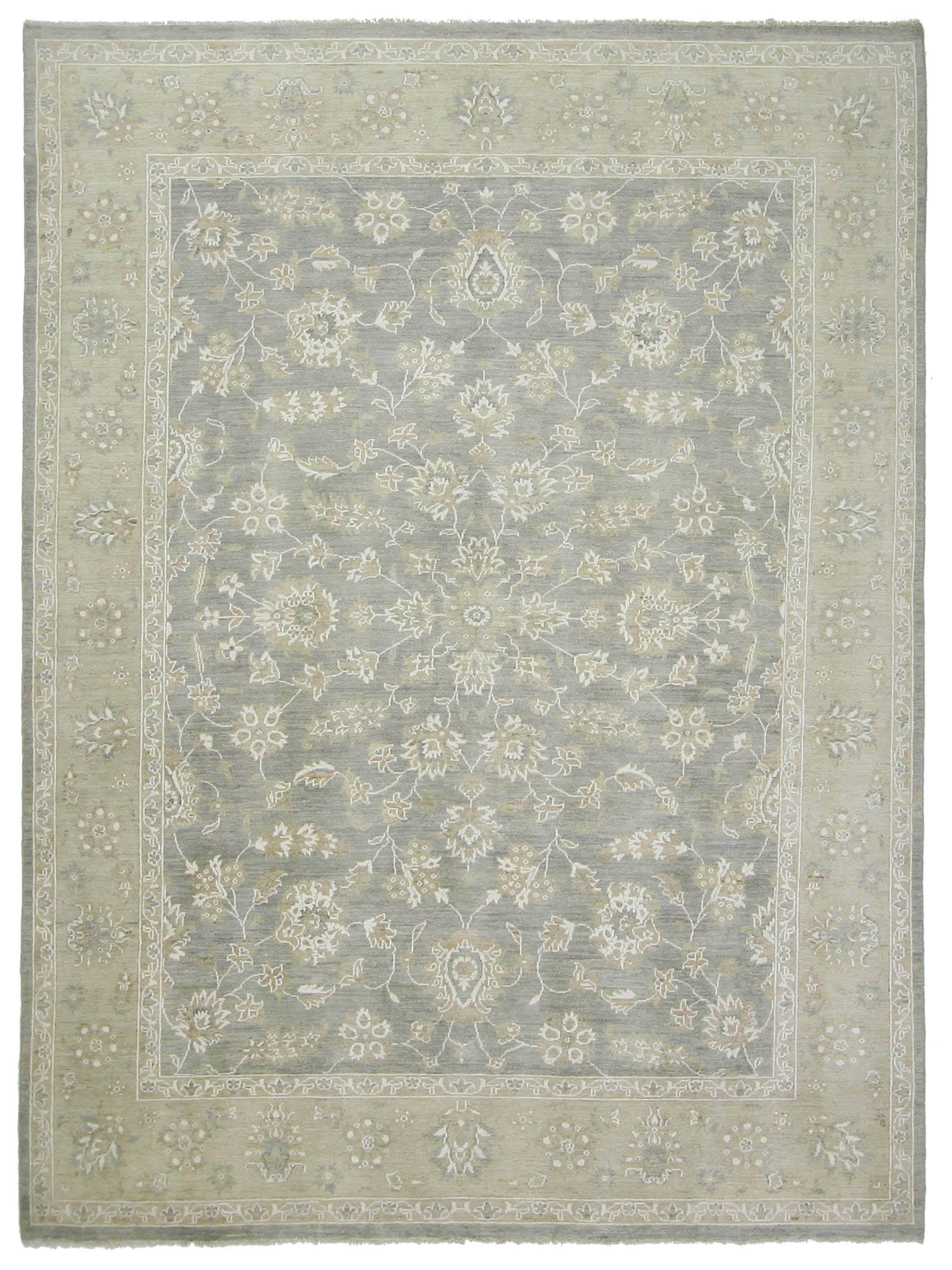 Ziegler Hand Knotted Beige 8x10