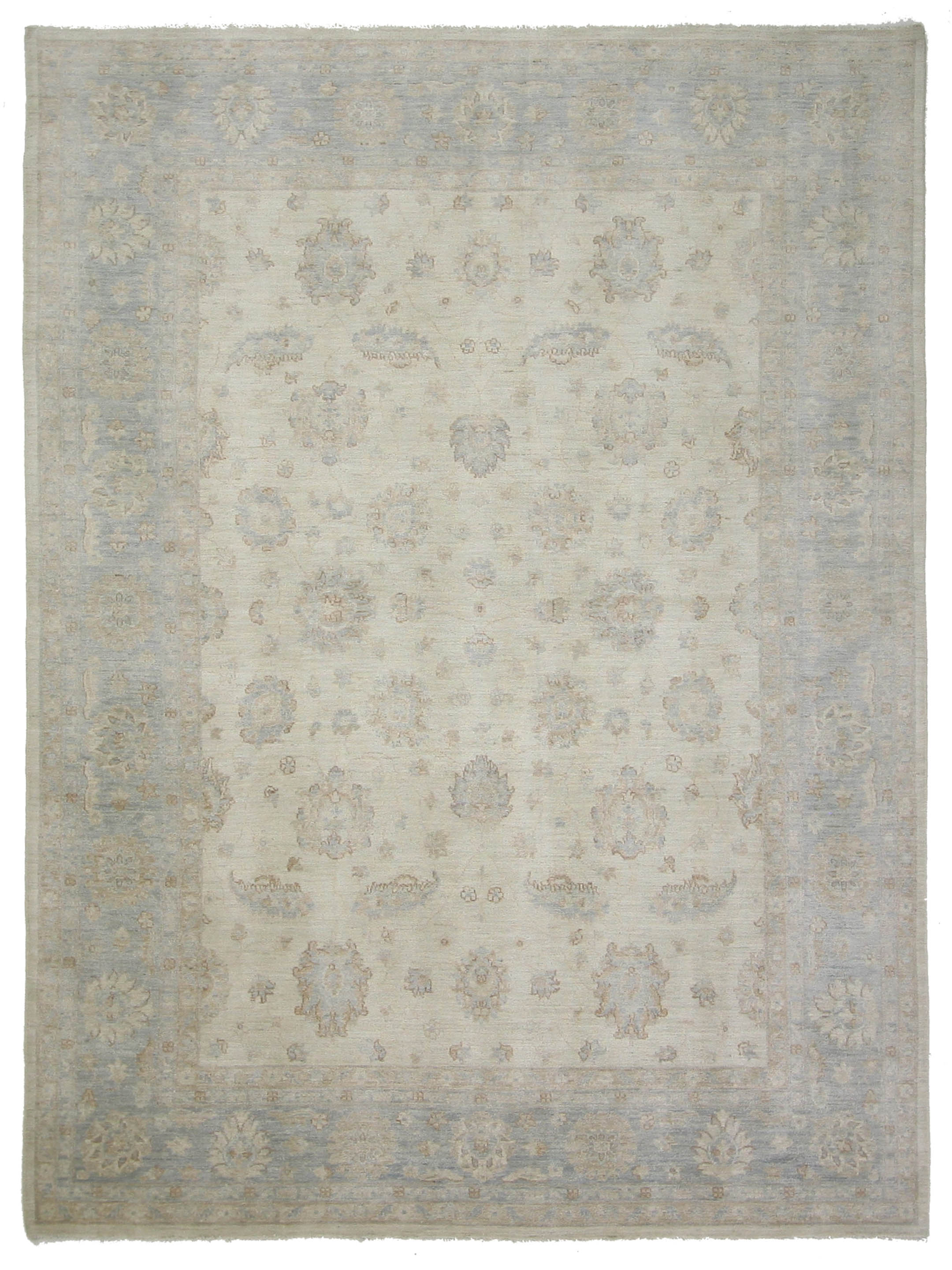 Ziegler Hand Knotted Beige 8x10