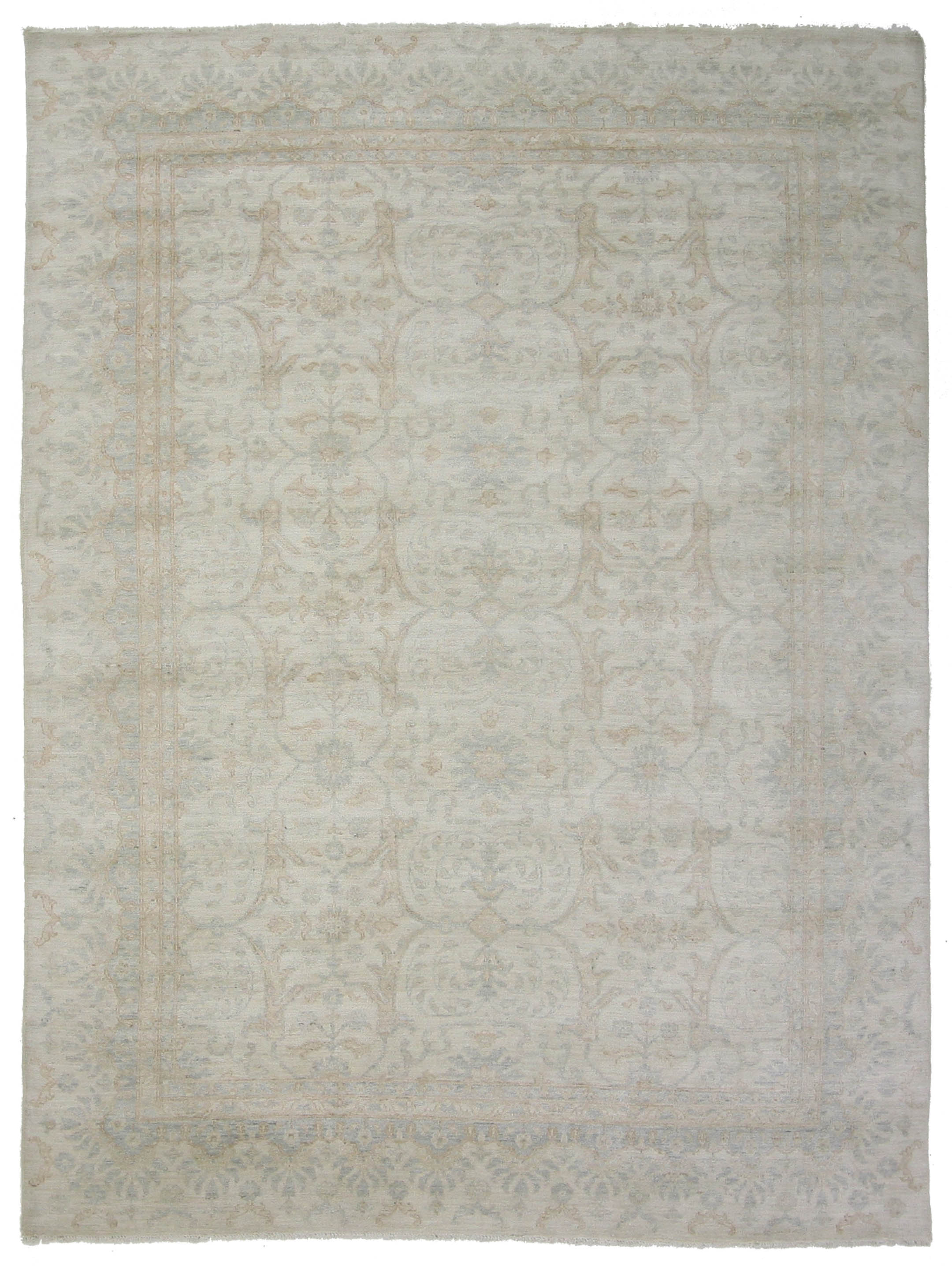 Ziegler Hand Knotted Beige 8x10