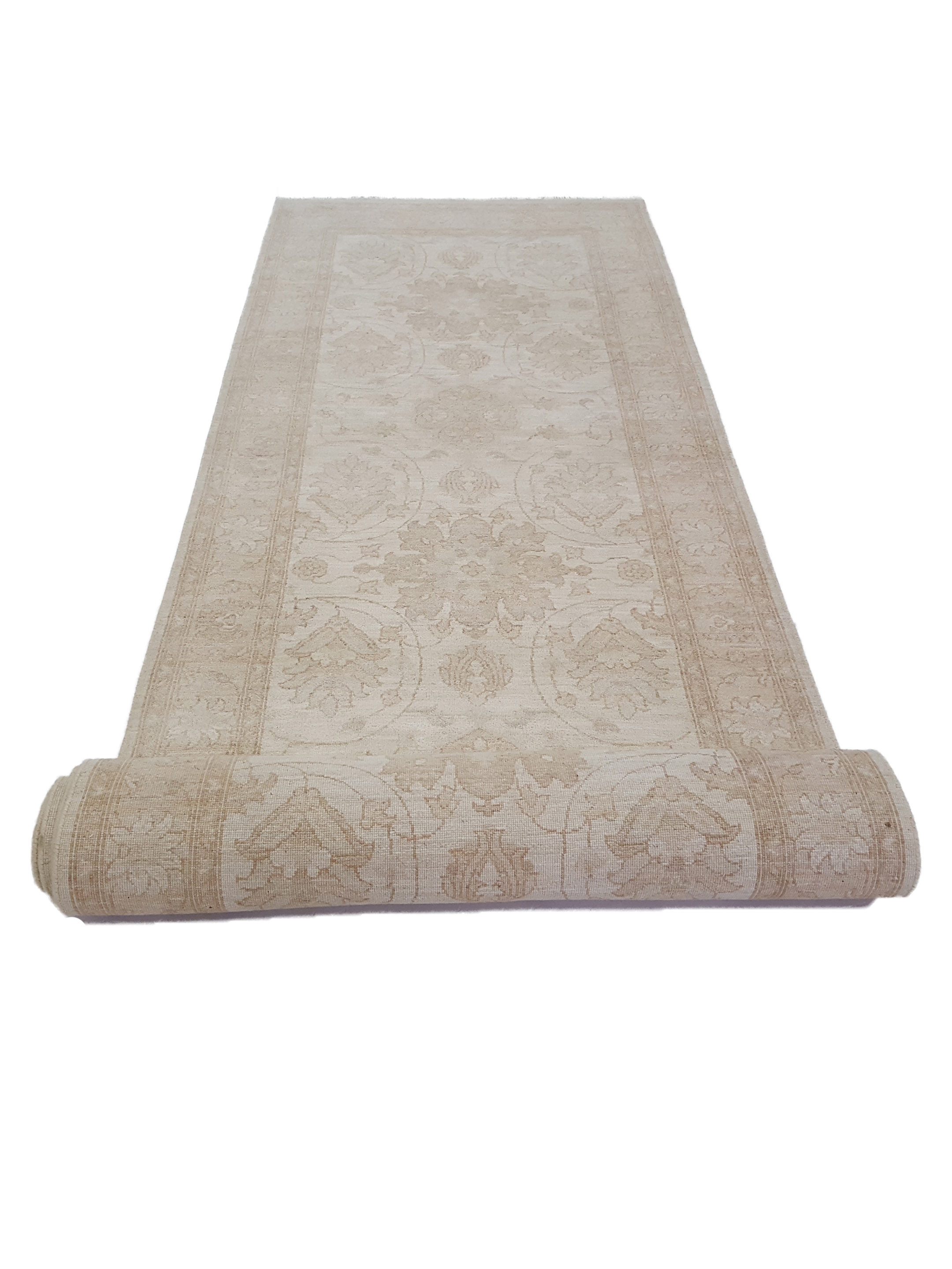 Ziegler Hand Knotted Ivory 4x19