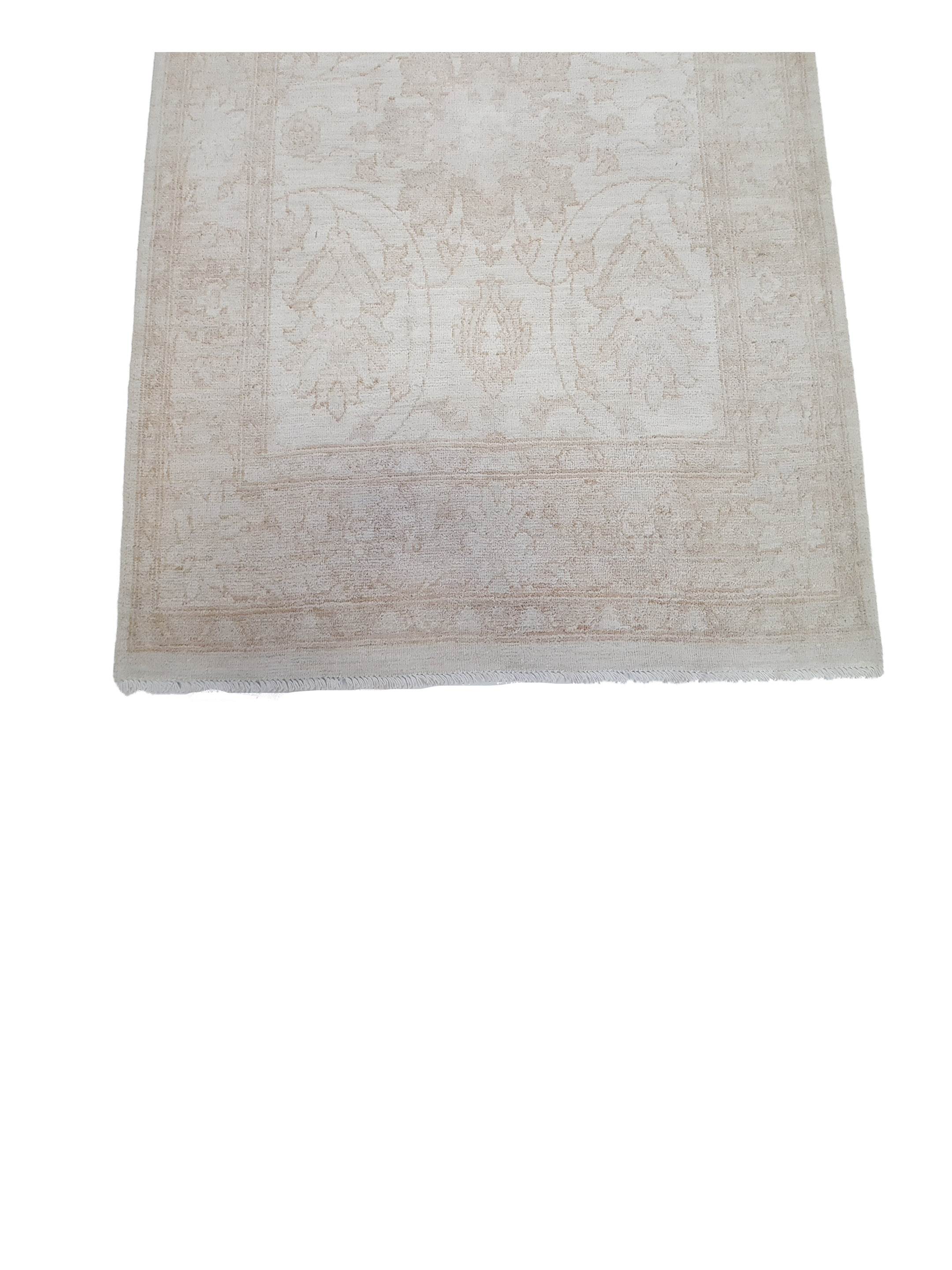 Ziegler Hand Knotted Ivory 4x19 - Image 3 of 4