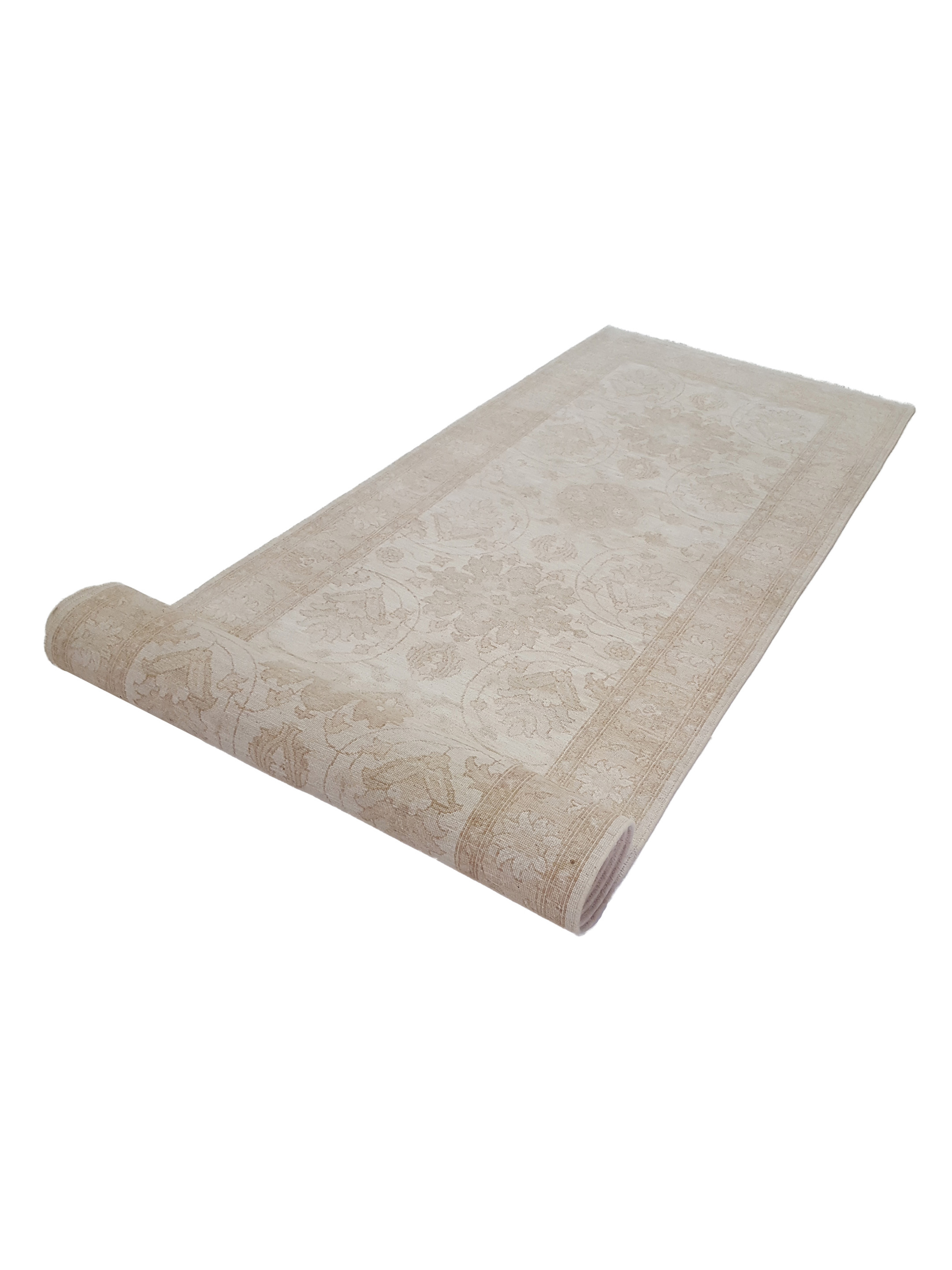 Ziegler Hand Knotted Ivory 4x19 - Image 4 of 4
