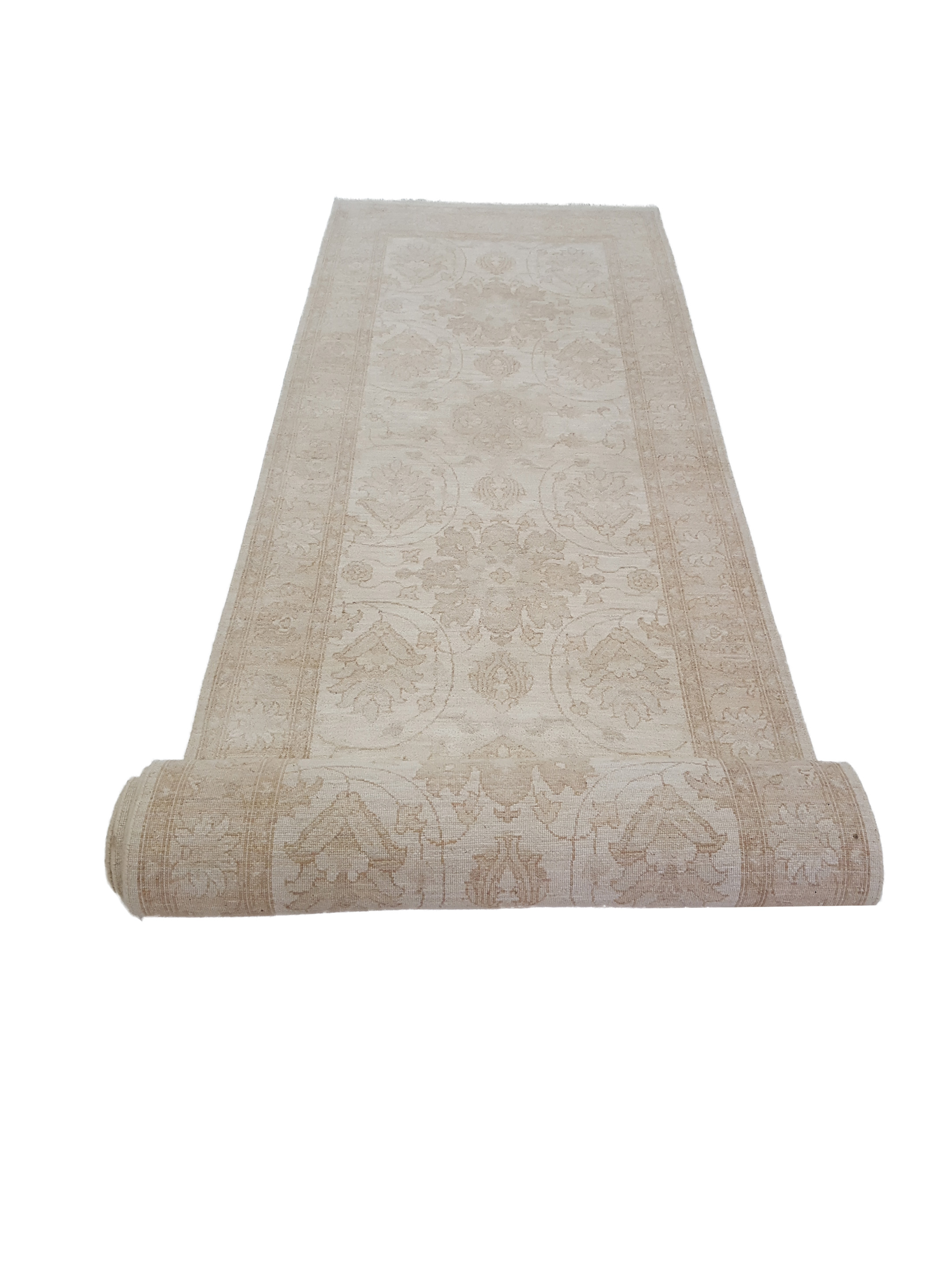 Ziegler Hand Knotted Ivory 4x19 - Image 2 of 2