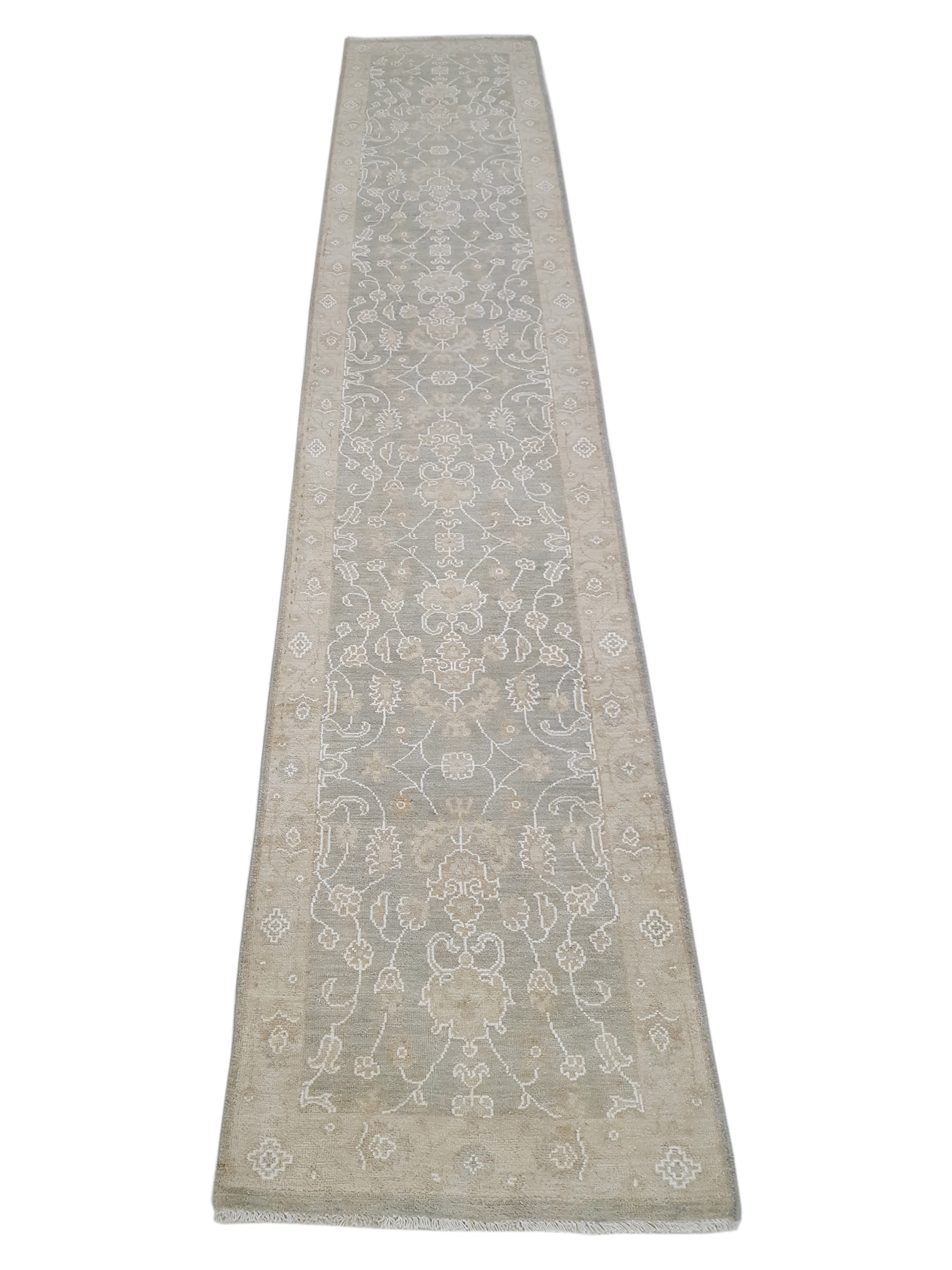Ziegler Hand Knotted Lt.Grey 2.6x13 - Image 2 of 6