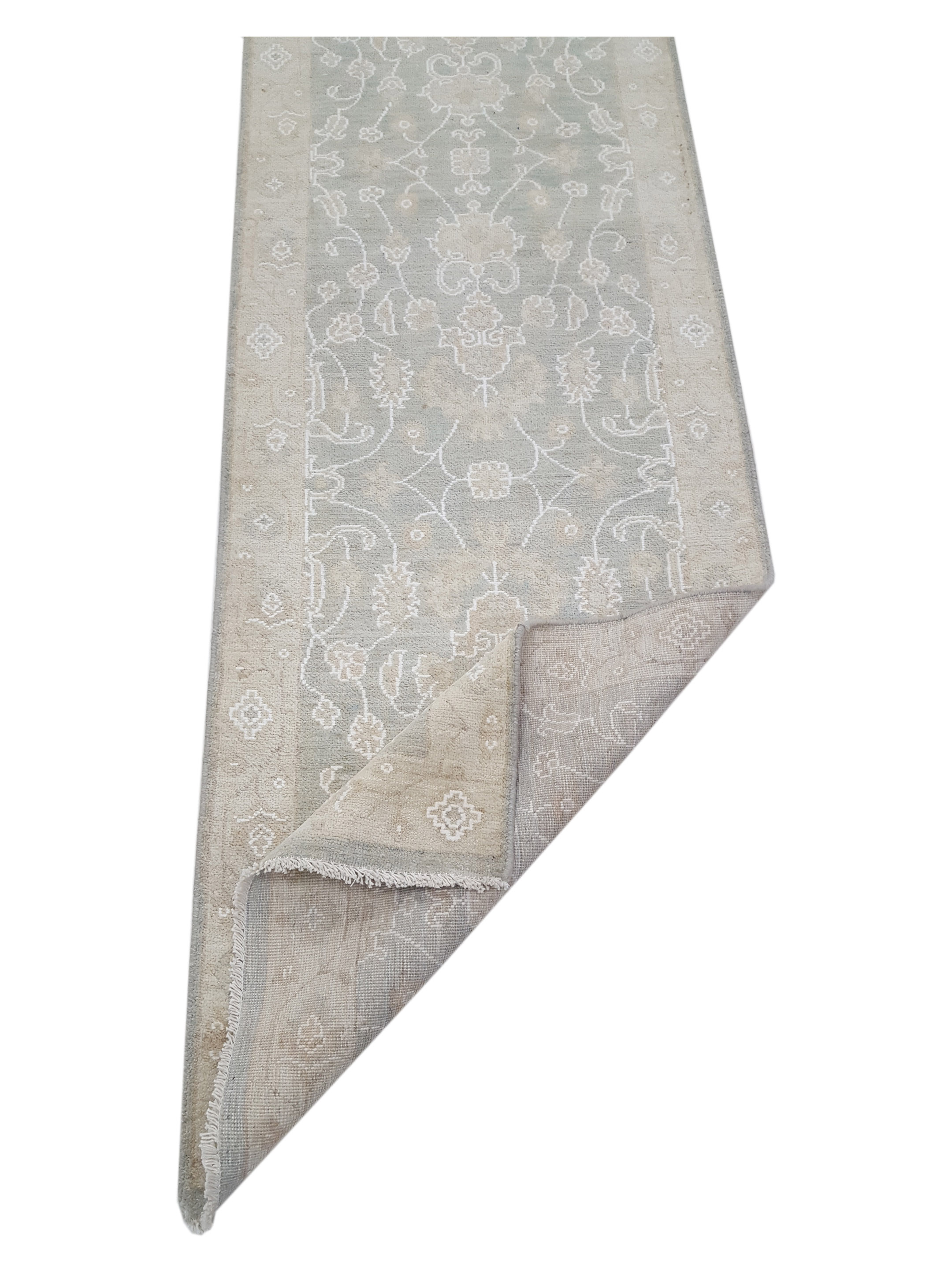 Ziegler Hand Knotted Lt.Grey 2.6x13 - Image 3 of 6