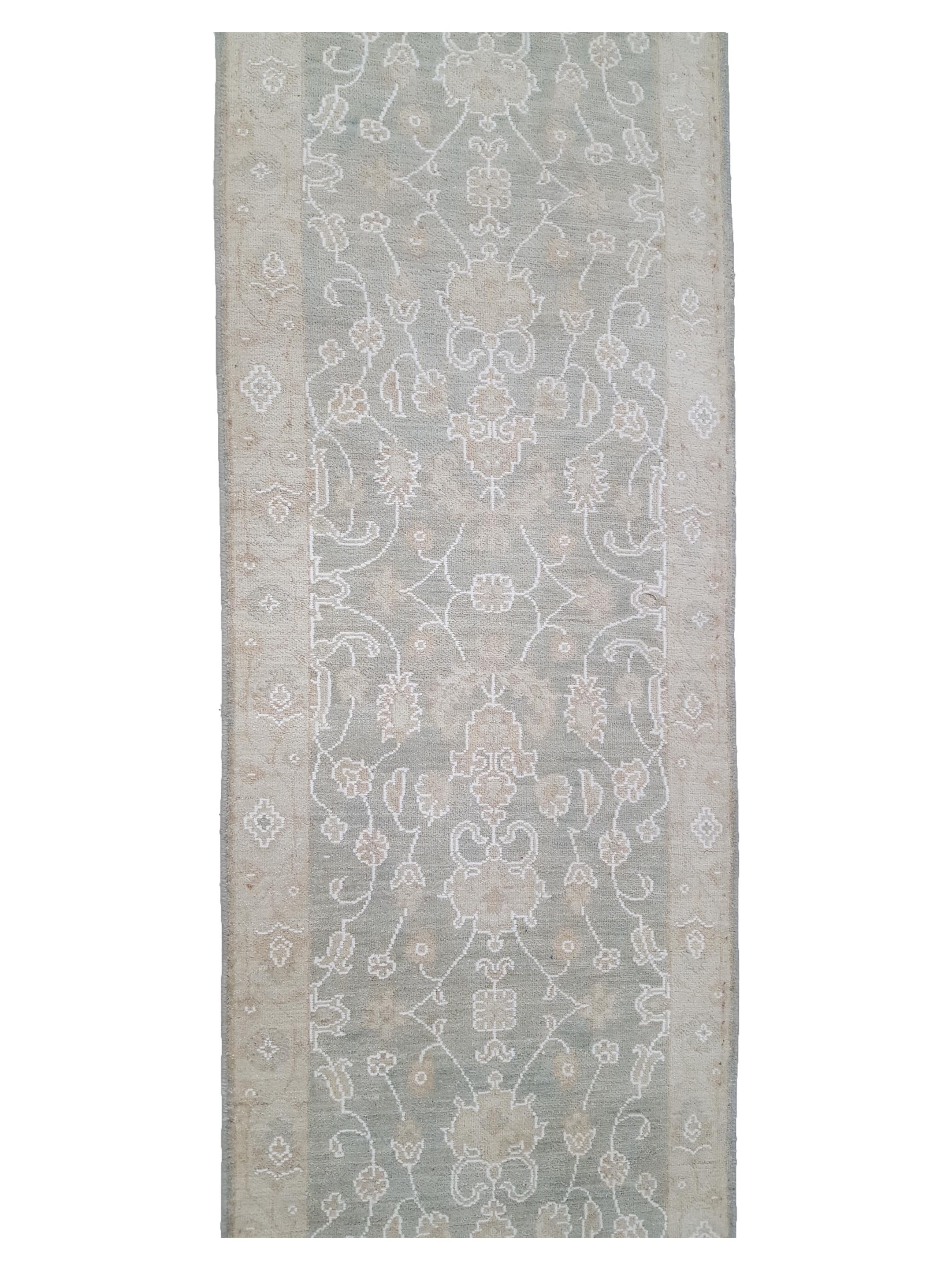 Ziegler Hand Knotted Lt.Grey 2.6x13 - Image 5 of 6