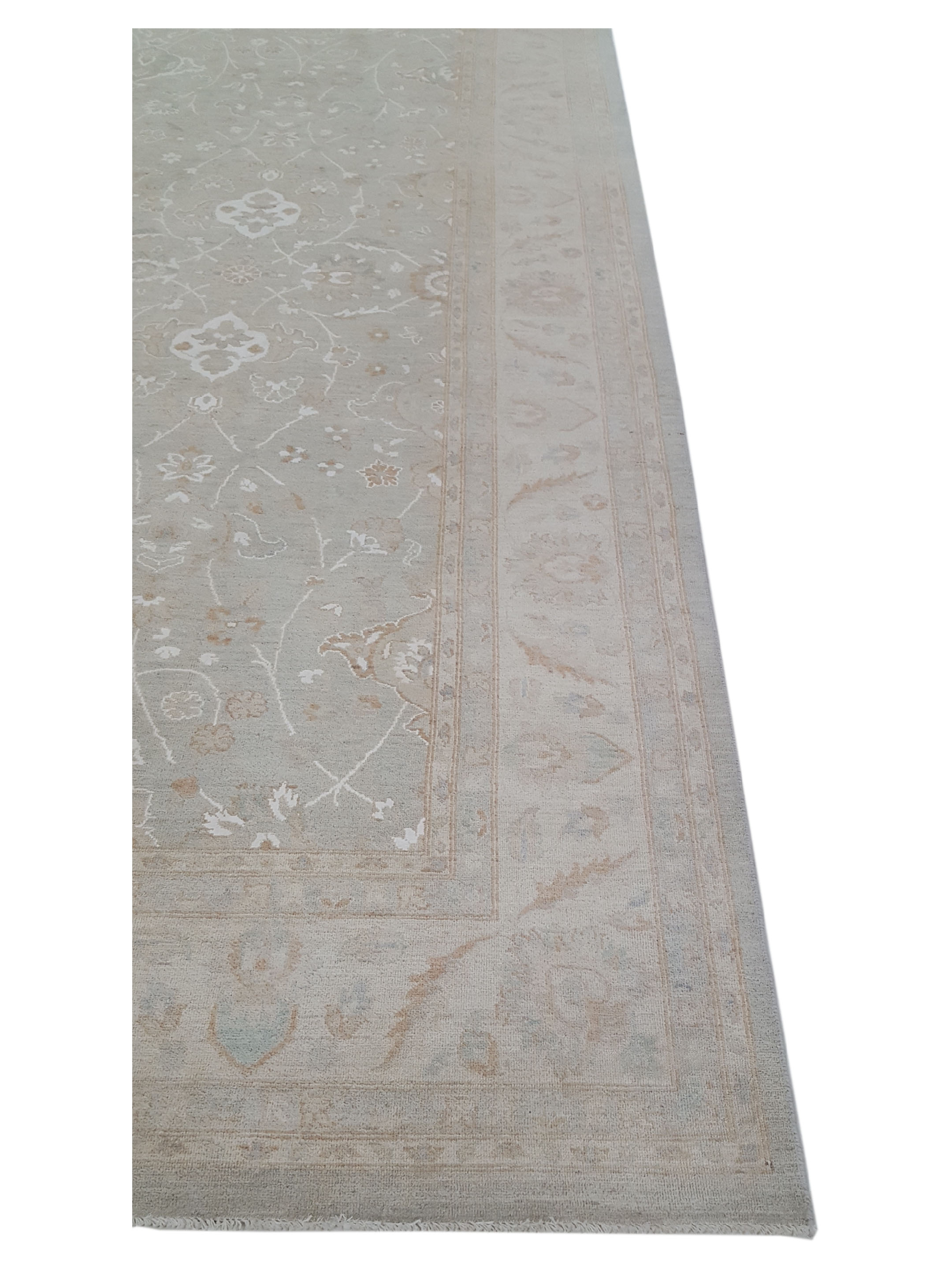 Ziegler Hand Knotted Lt.Grey 10x14 - Image 4 of 7