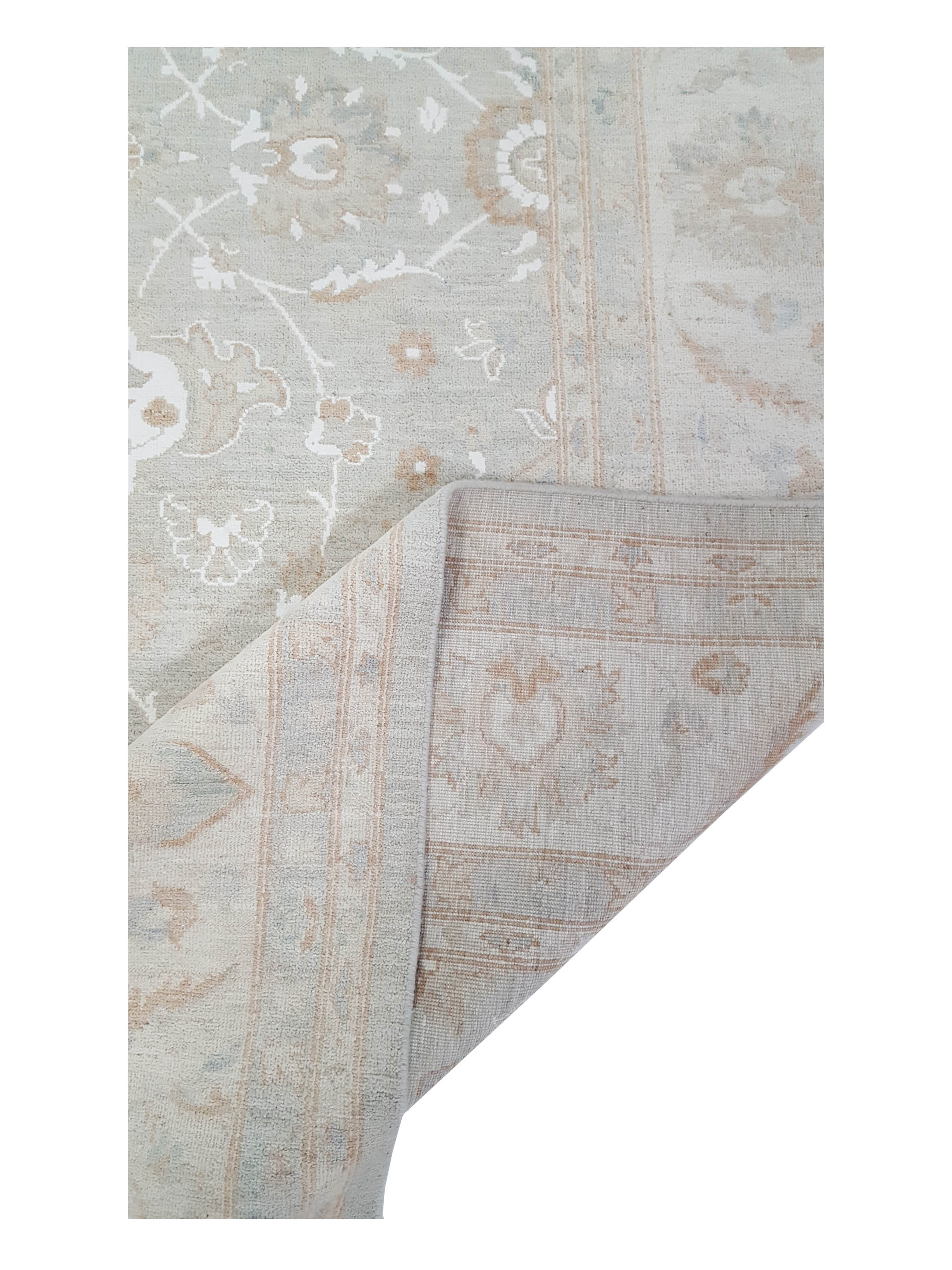Ziegler Hand Knotted Lt.Grey 10x14 - Image 7 of 7