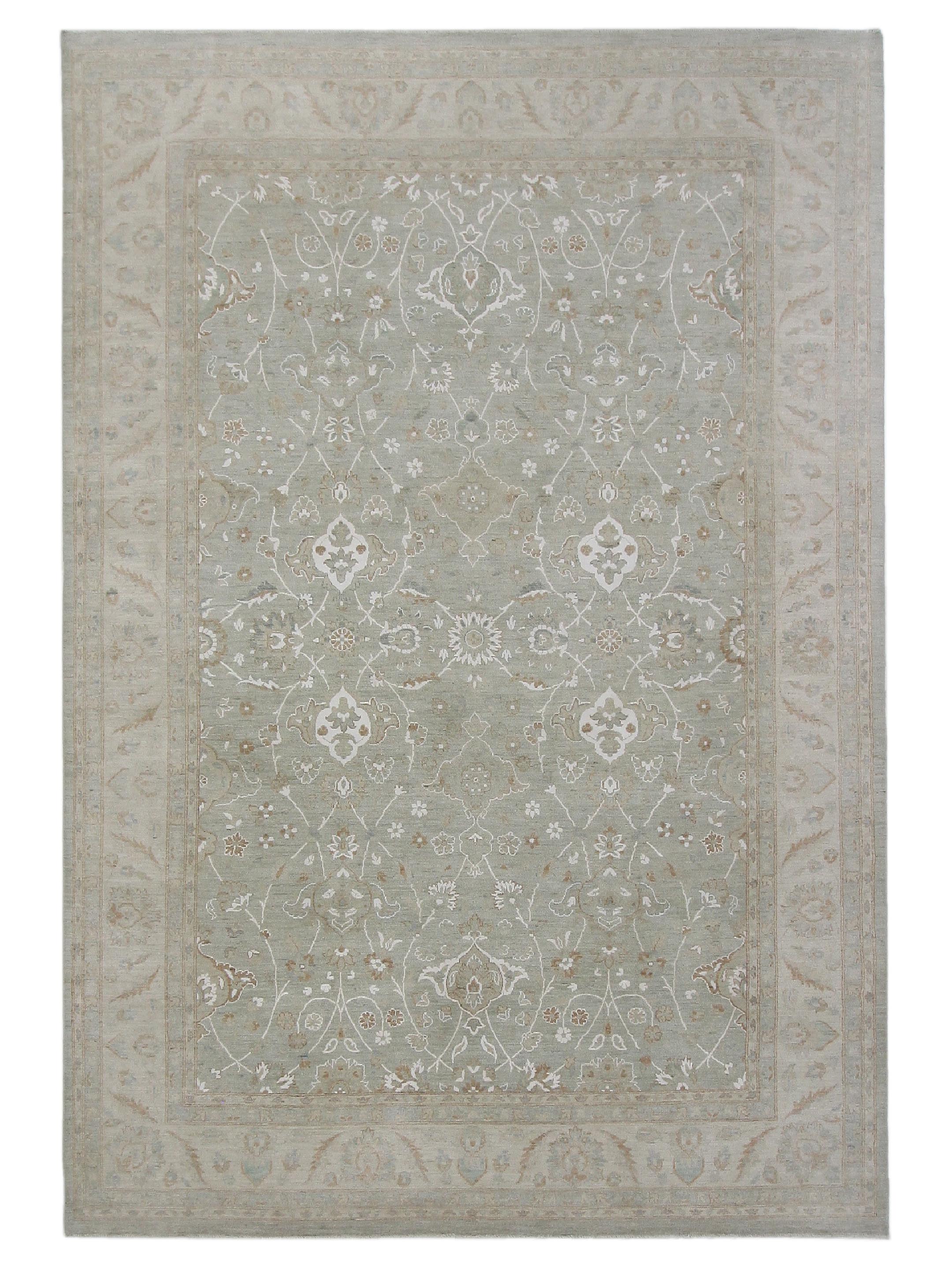 Ziegler Hand Knotted Lt.Grey 10x14
