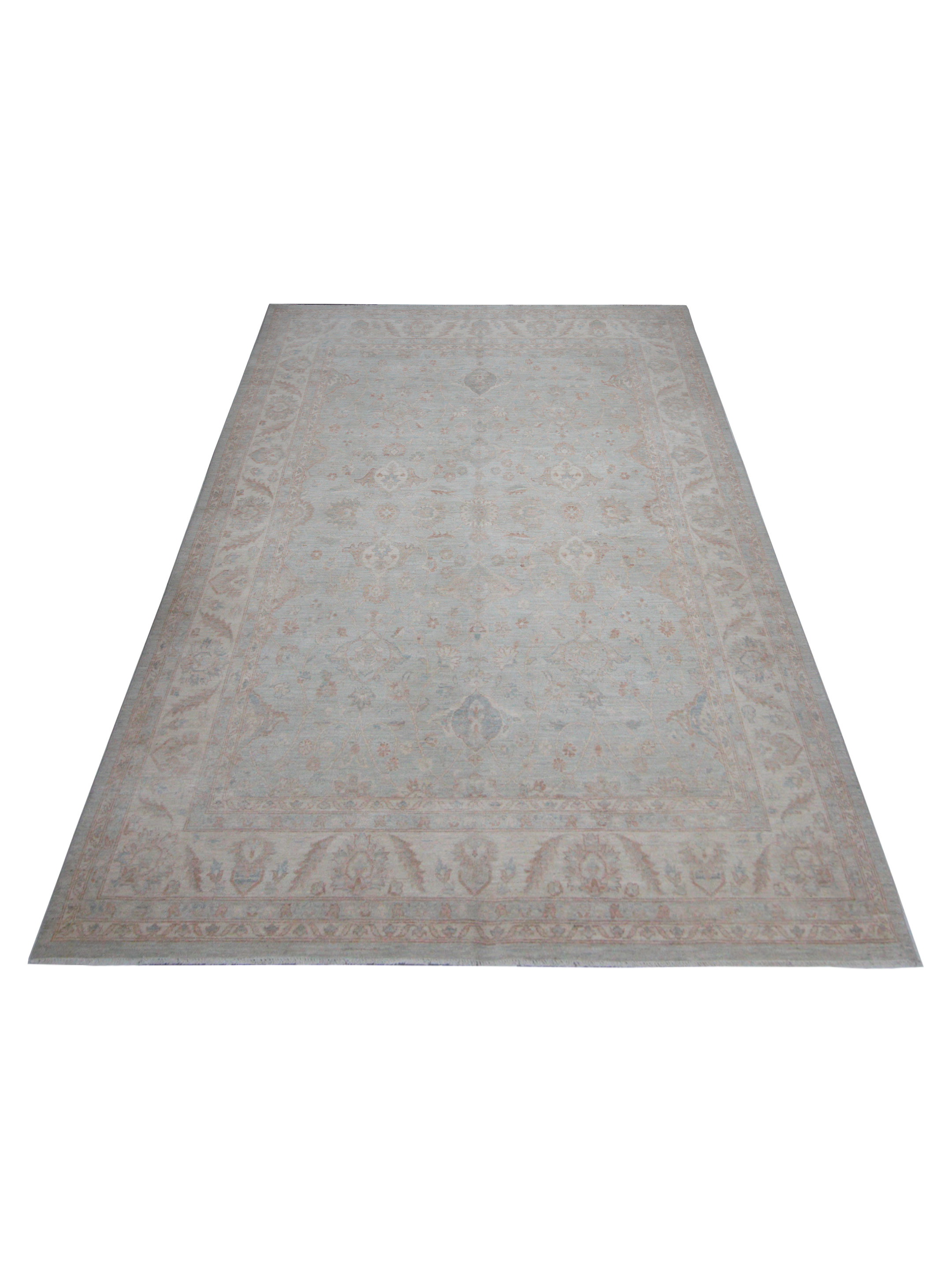 Ziegler Hand Knotted Lt.Blue 8x10 - Image 2 of 5