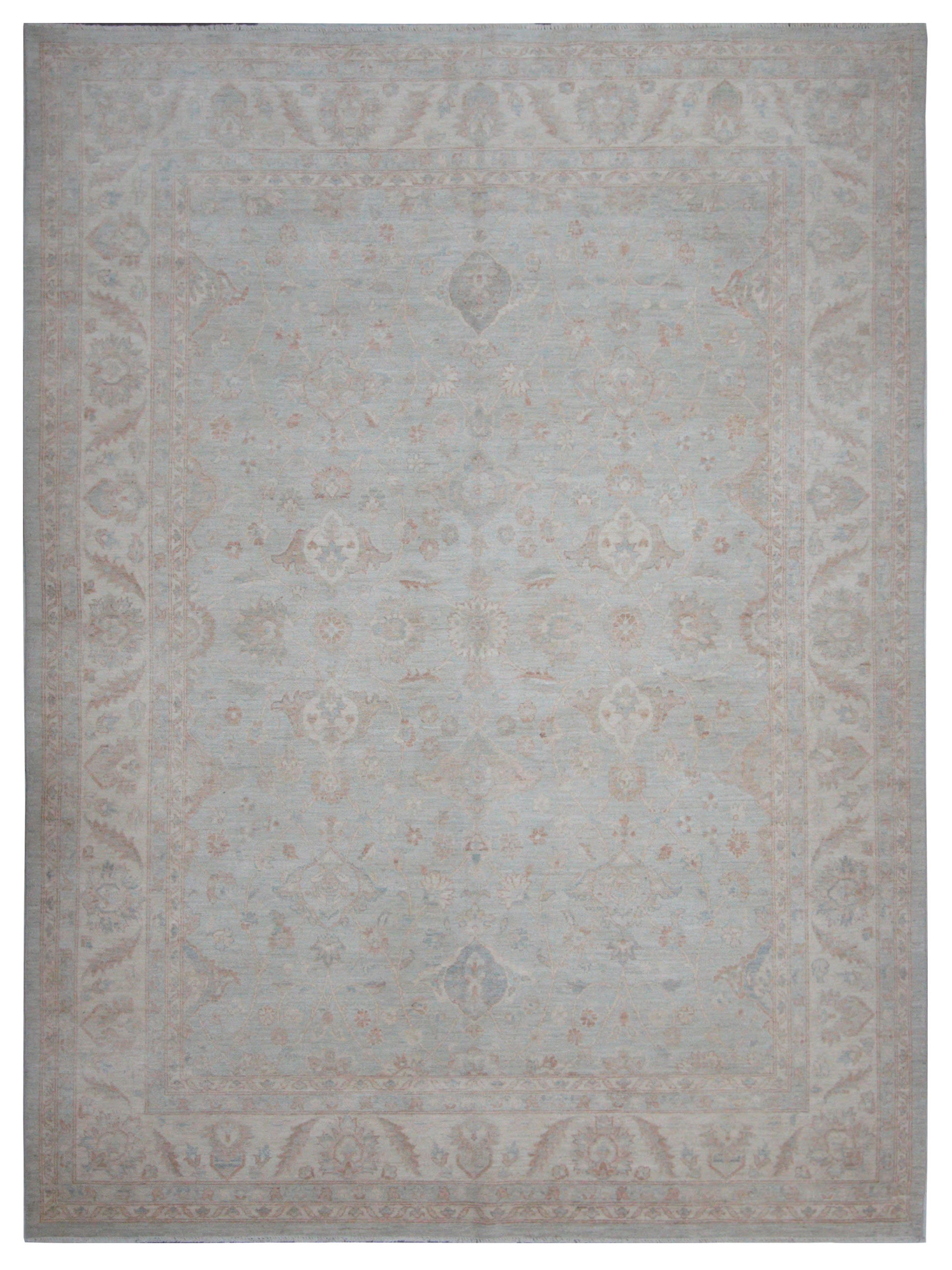 Ziegler Hand Knotted Lt.Blue 8x10