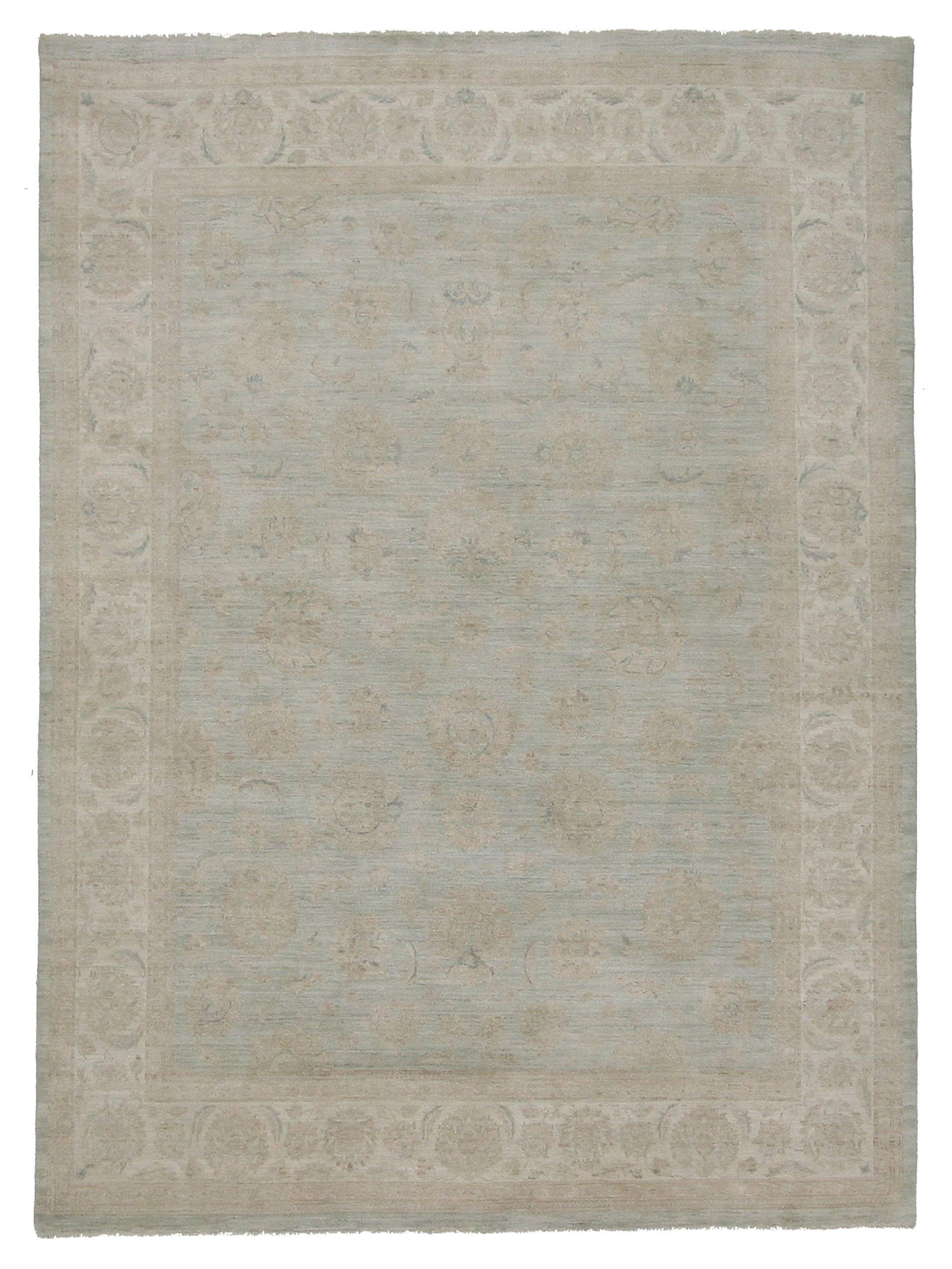 Ziegler Hand Knotted Lt.Blue 8x10