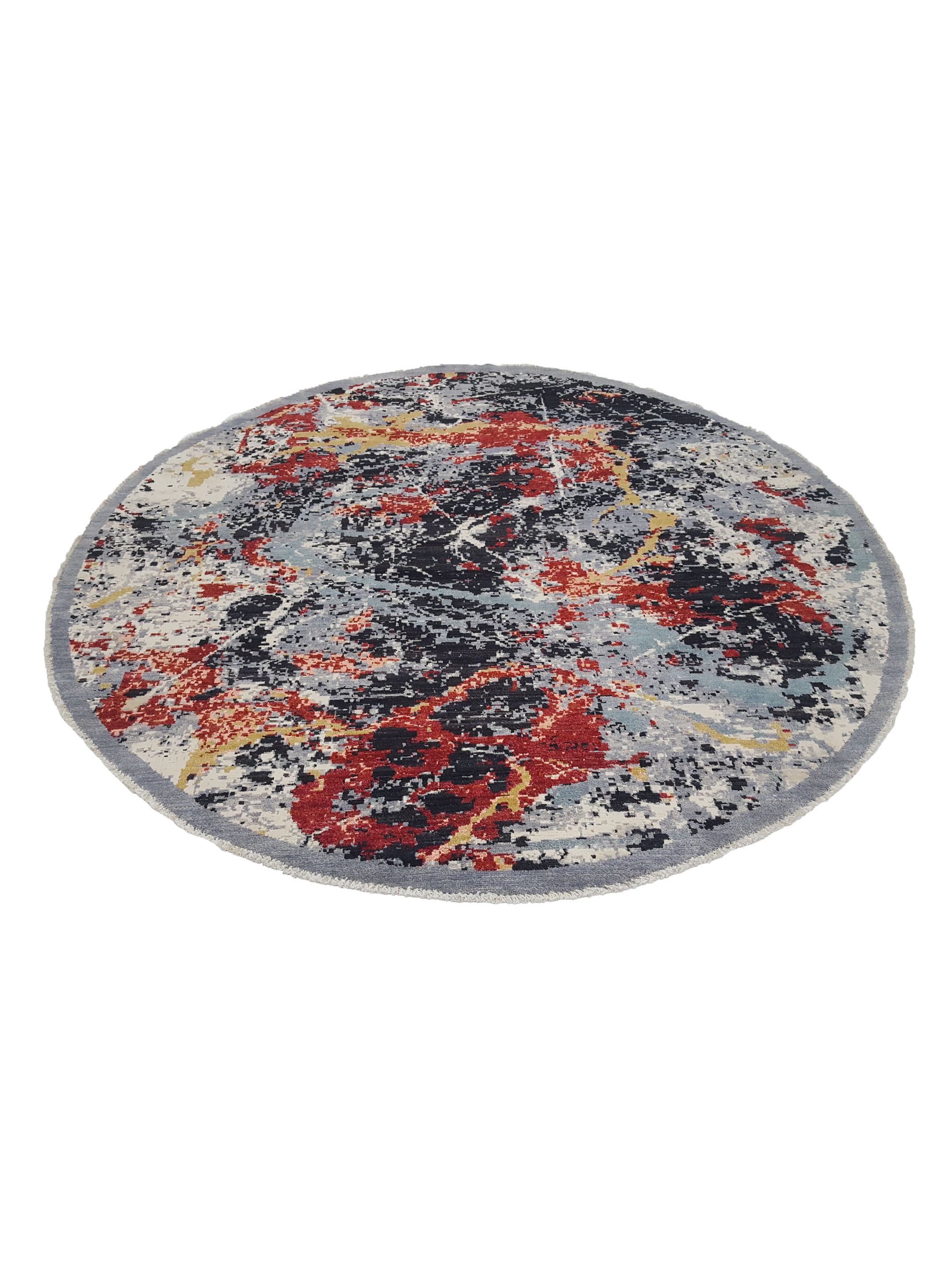 Galaxy Hand Knotted Multi 8x8 - Image 2 of 5