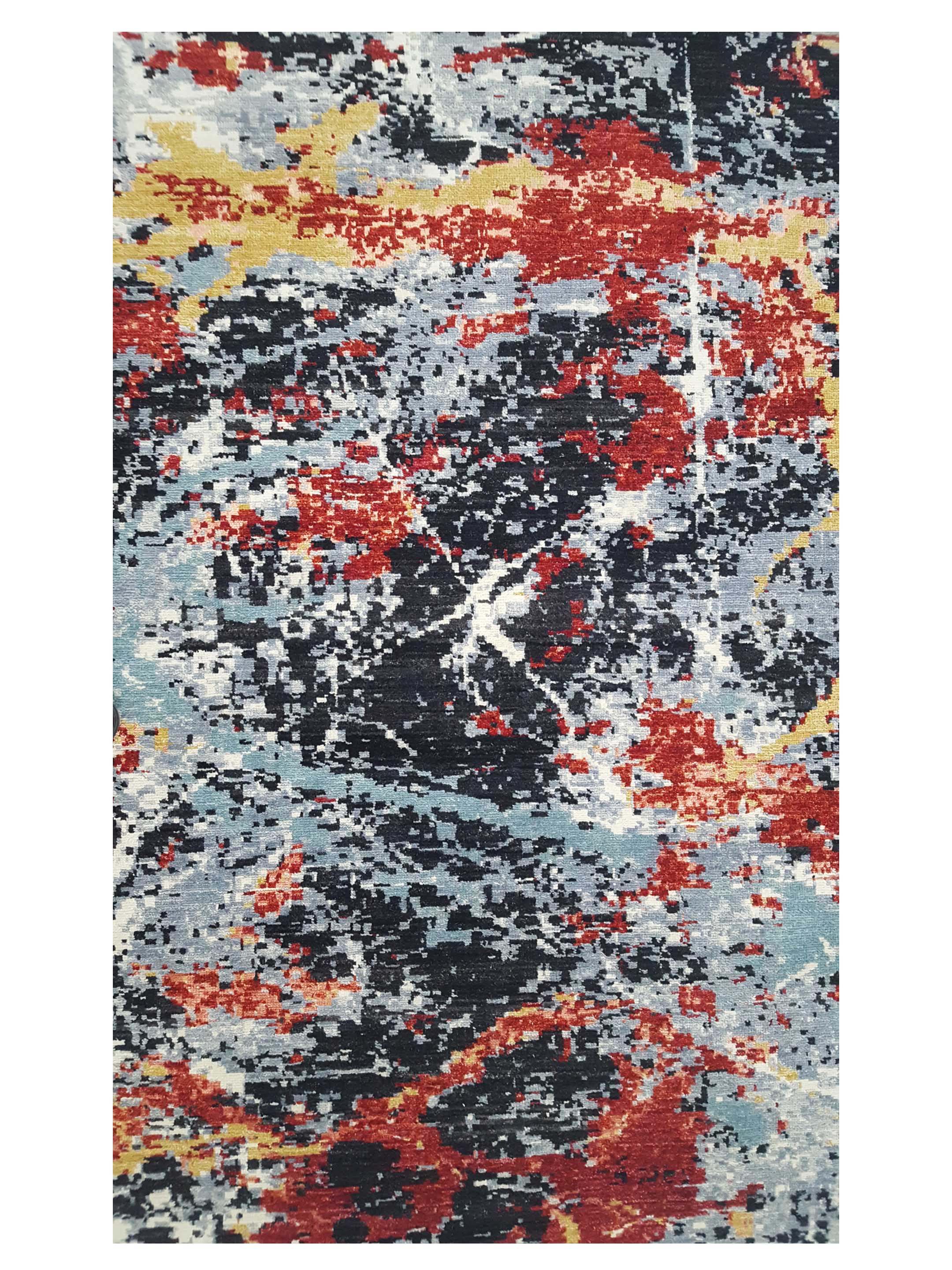 Galaxy Hand Knotted Multi 8x8 - Image 4 of 5