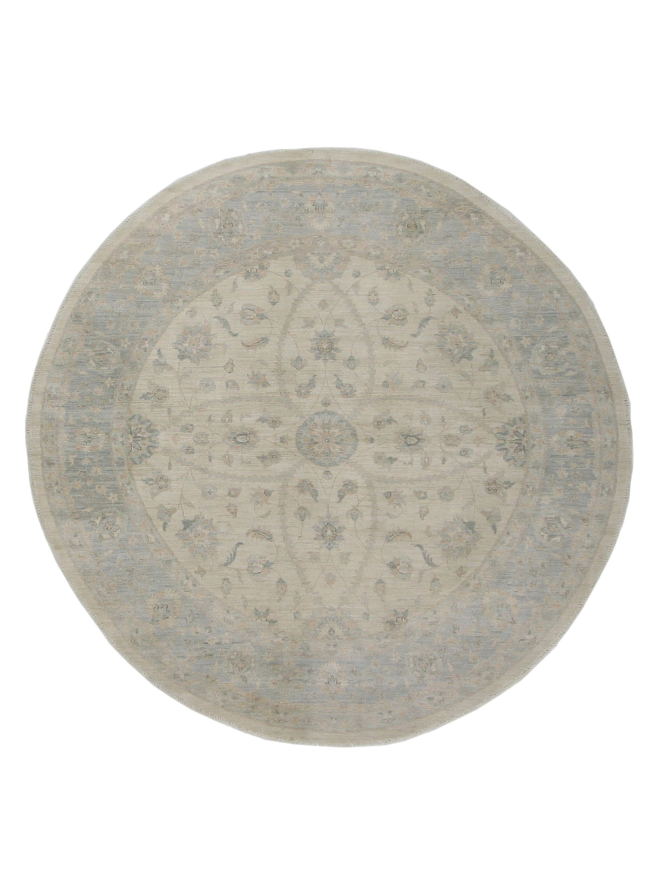 Ziegler Hand Knotted Ivory 8x8