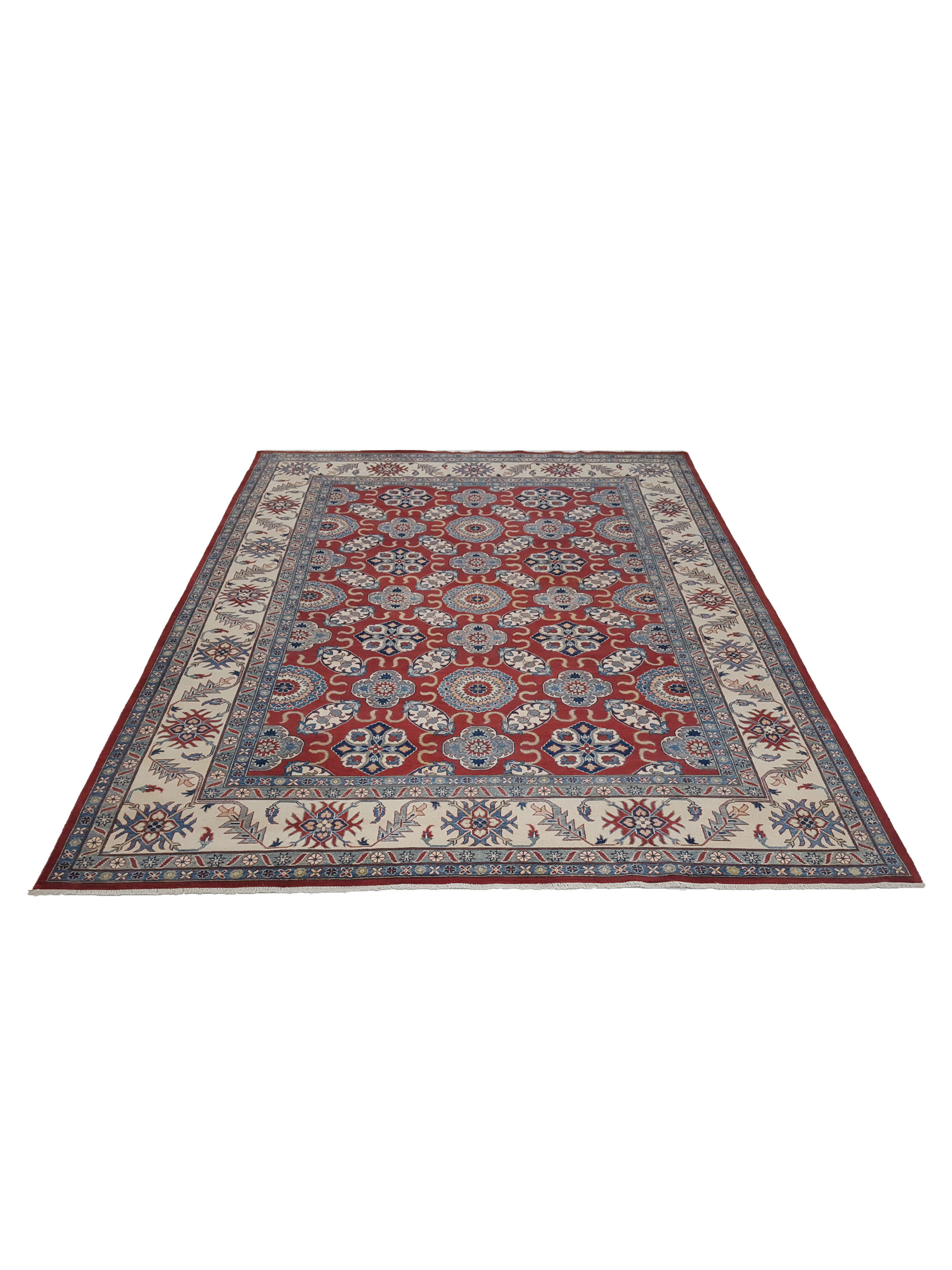 Kazak Hand Knotted Red 9x12 - Image 2 of 7