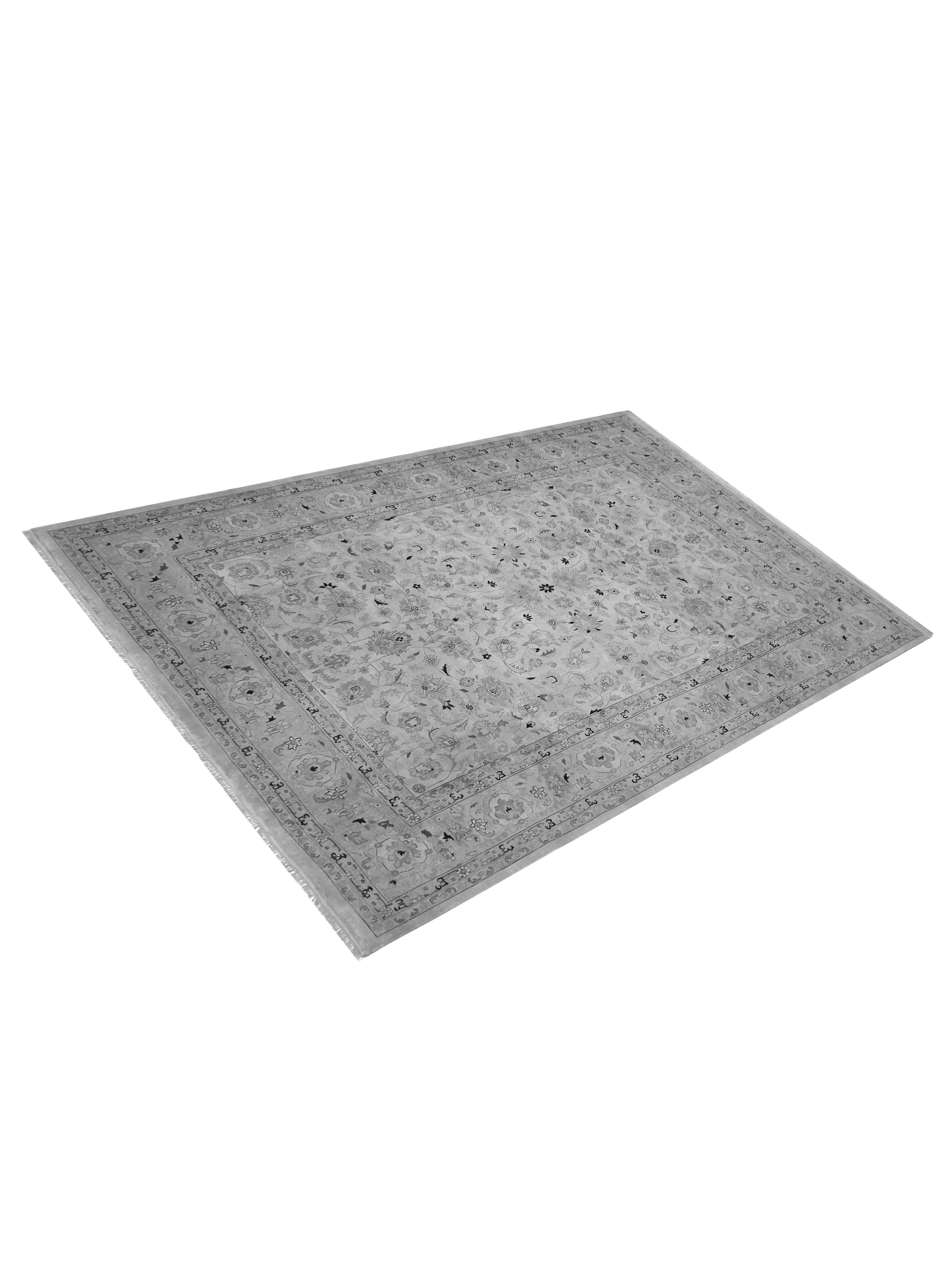 Classic Hand Knotted Grey 9x12 - Image 5 of 6