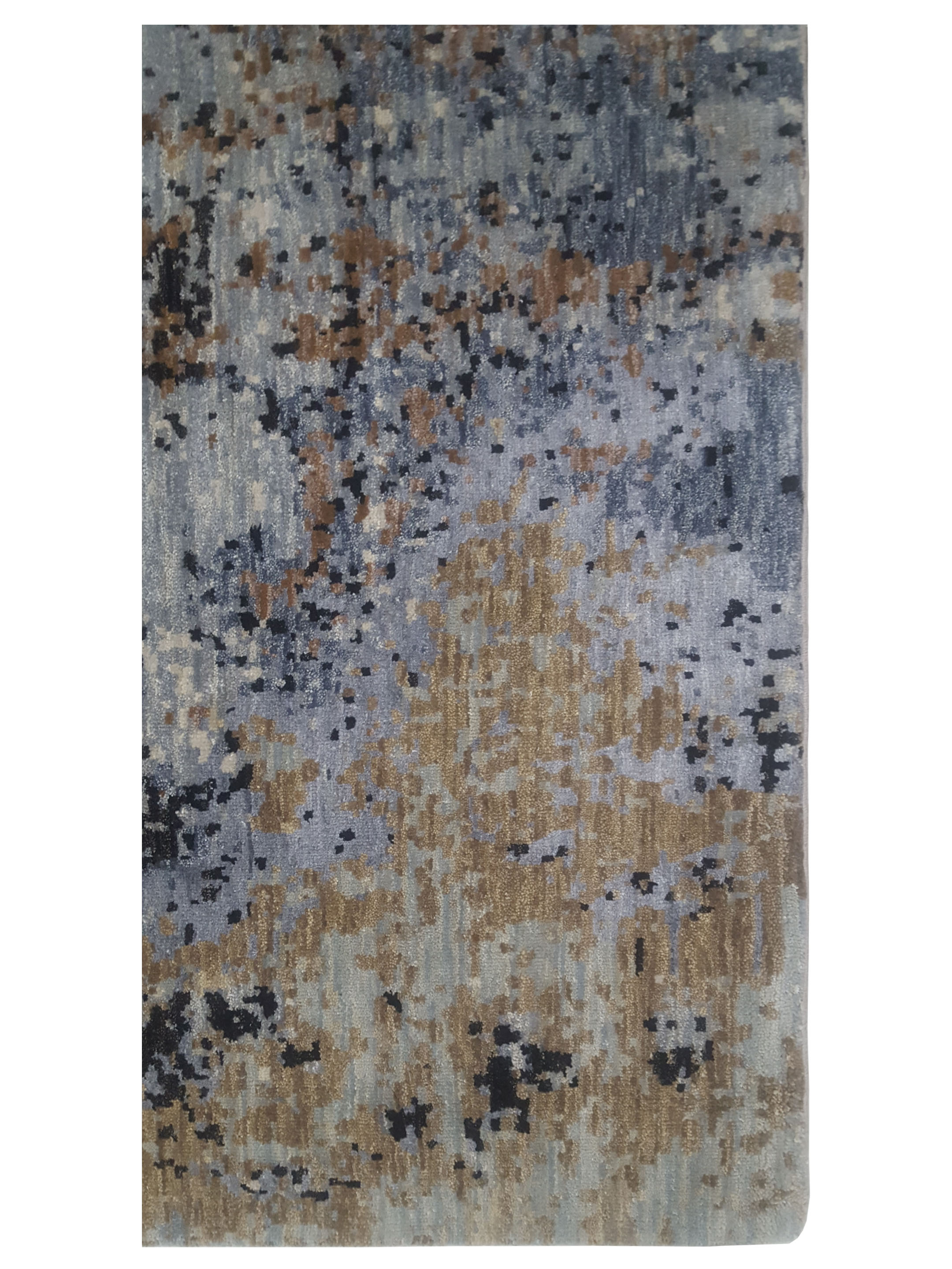 Galaxy Hand Knotted Brown 2.6x9 - Image 4 of 5