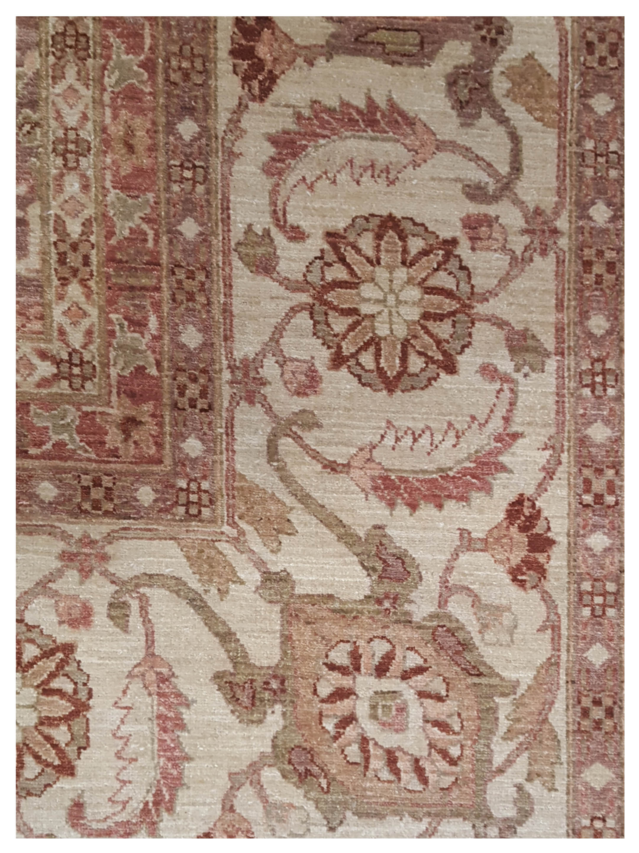 Ziegler Hand Knotted Aubergine 16x18 - Image 3 of 4