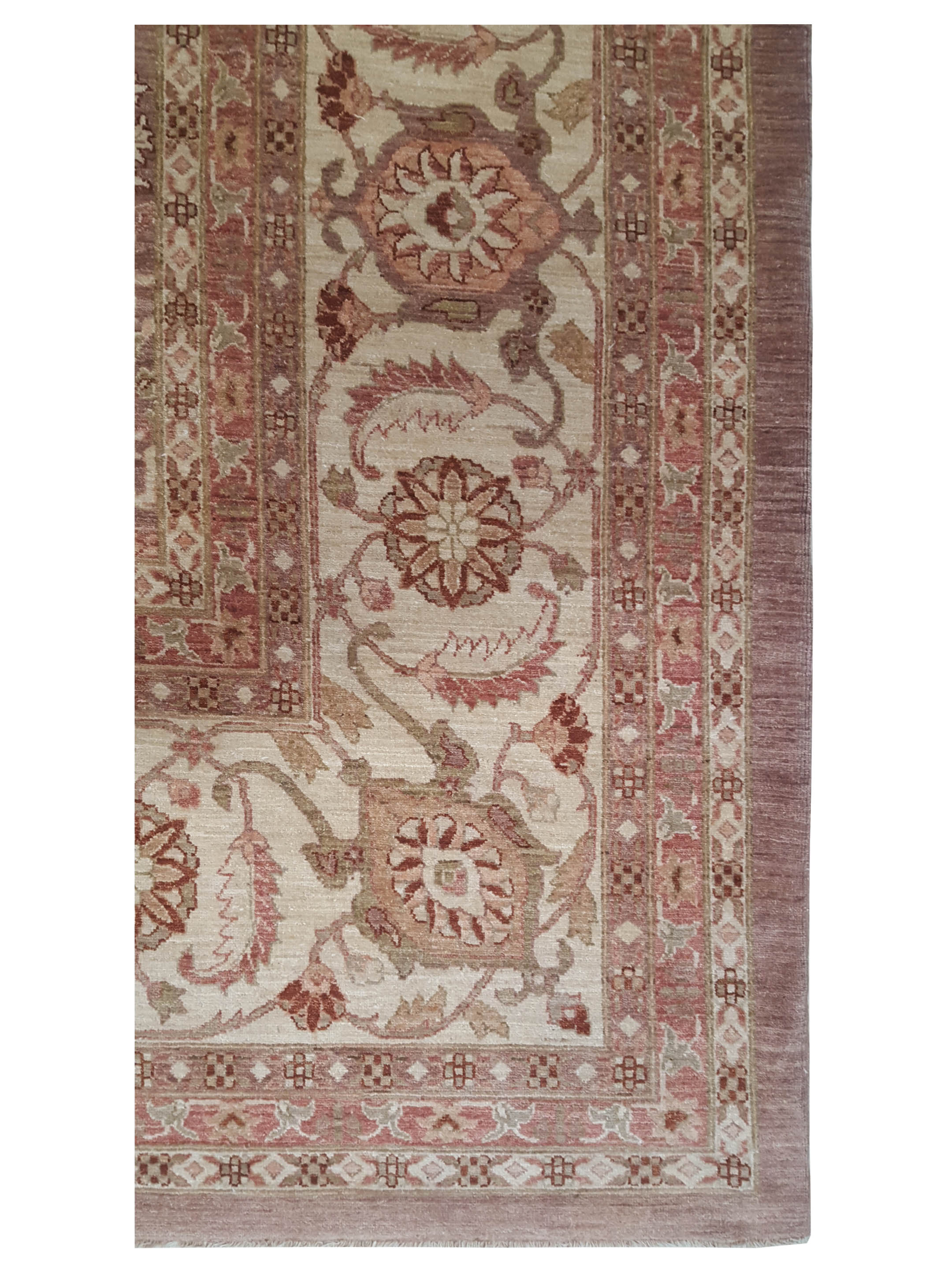 Ziegler Hand Knotted Aubergine 16x18 - Image 4 of 4