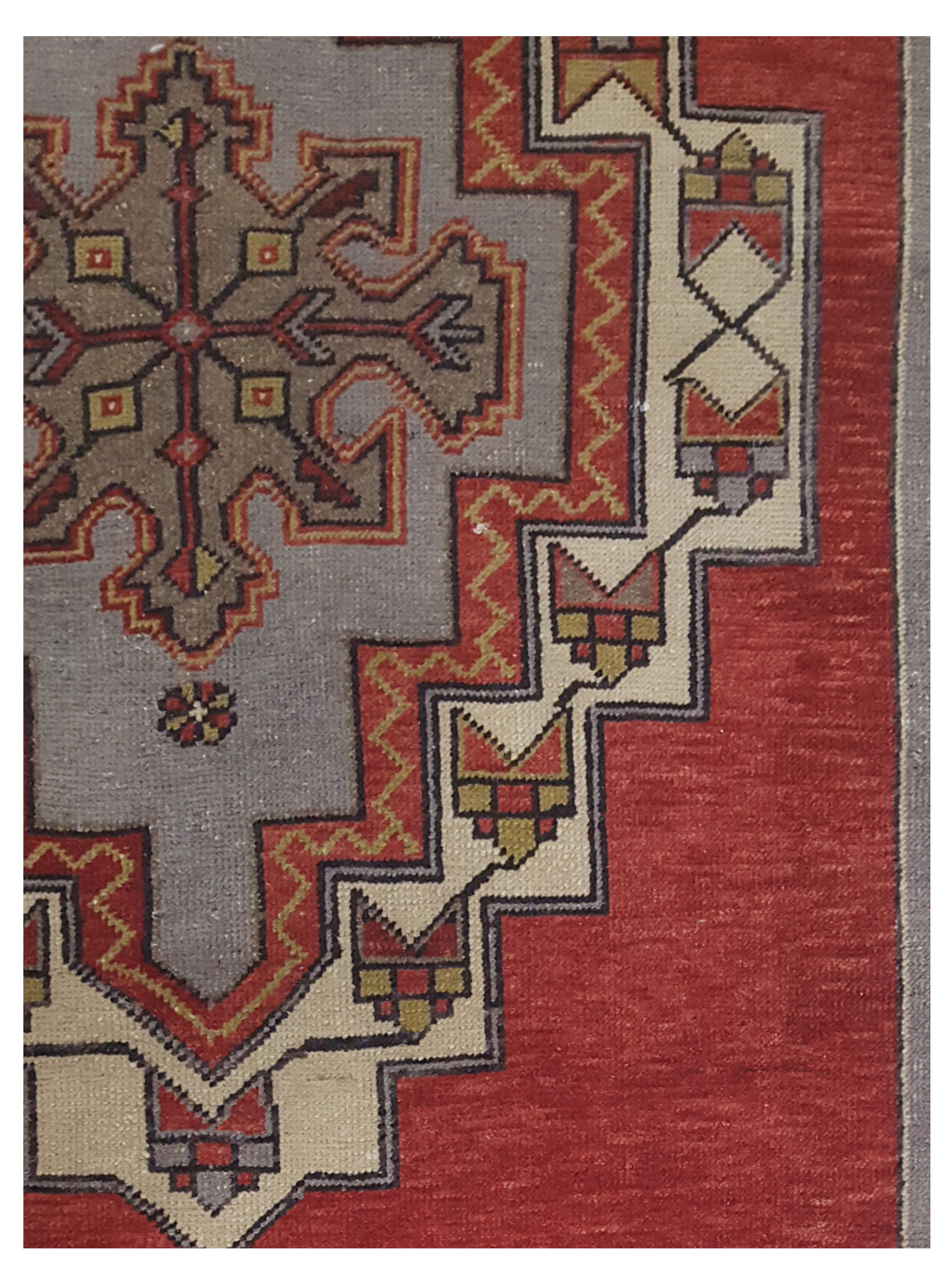 Anatolian Hand Knotted Burgundy 5x13 - Image 3 of 5