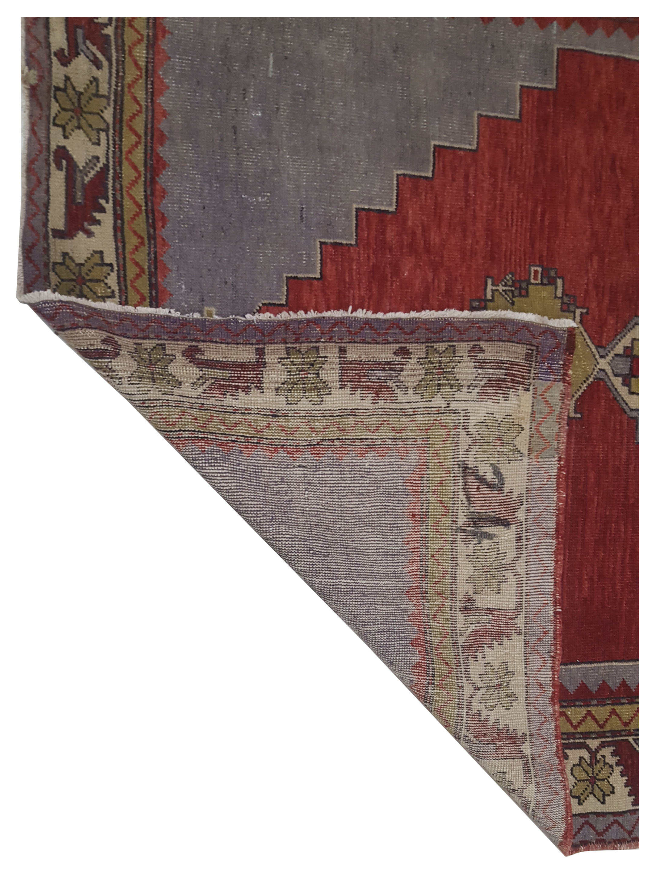 Anatolian Hand Knotted Burgundy 5x13 - Image 5 of 5