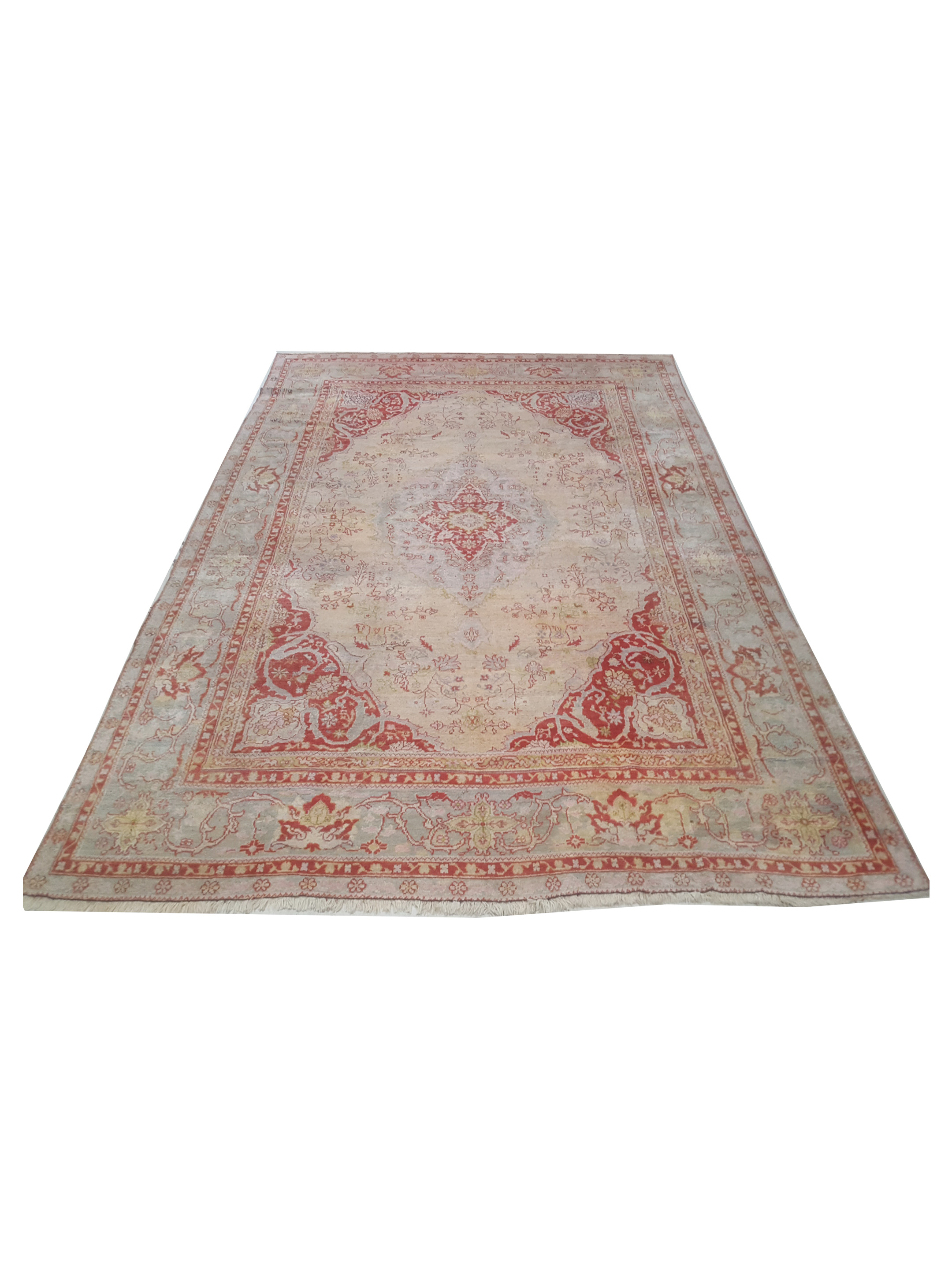 Antique Ushak Taupe 12x16 - Image 2 of 6