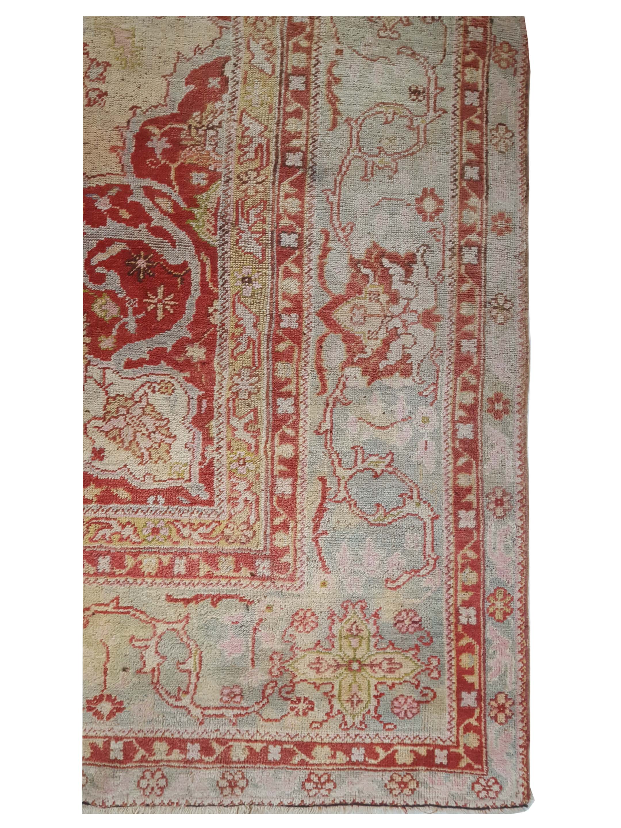 Antique Ushak Taupe 12x16 - Image 5 of 6