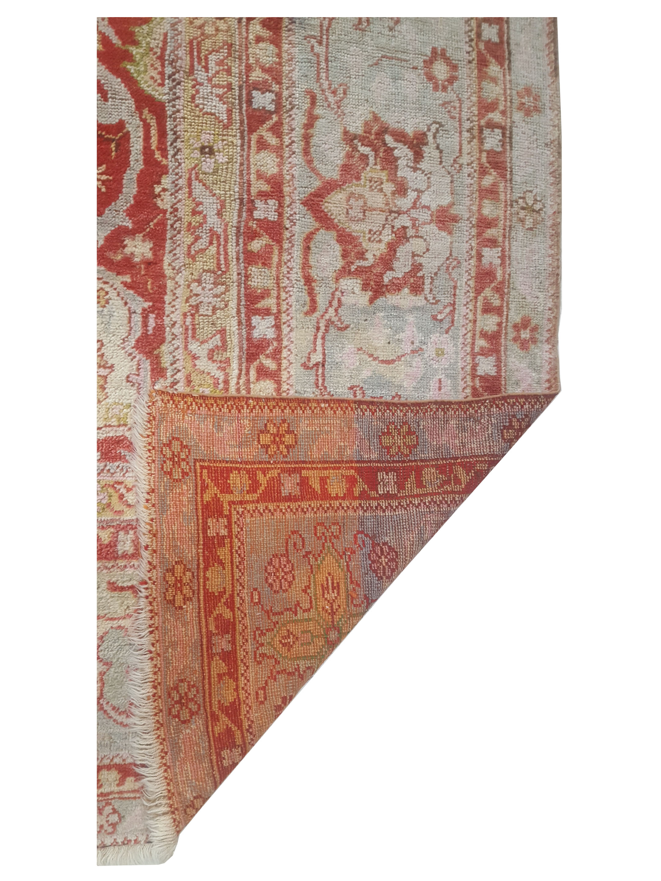 Antique Ushak Taupe 12x16 - Image 6 of 6