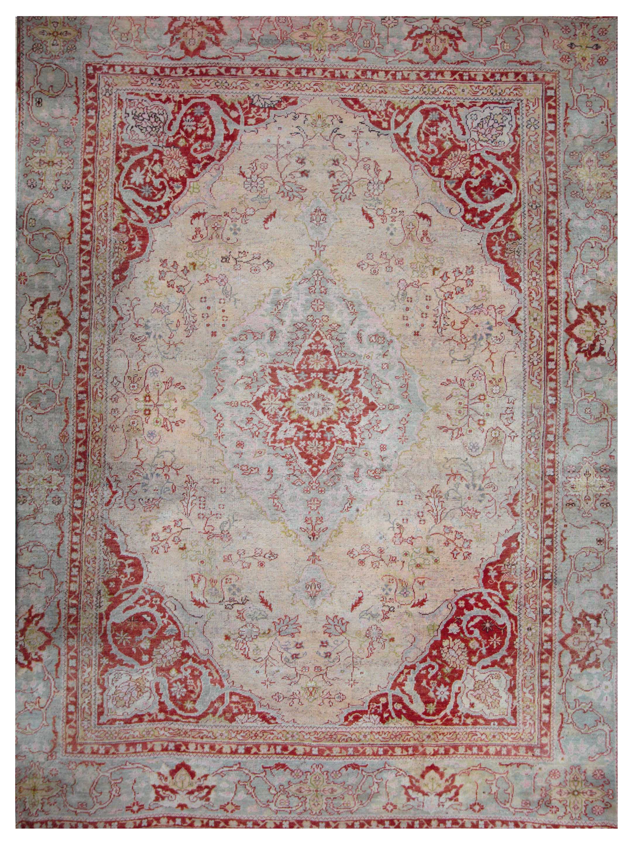 Antique Ushak Taupe 12x16