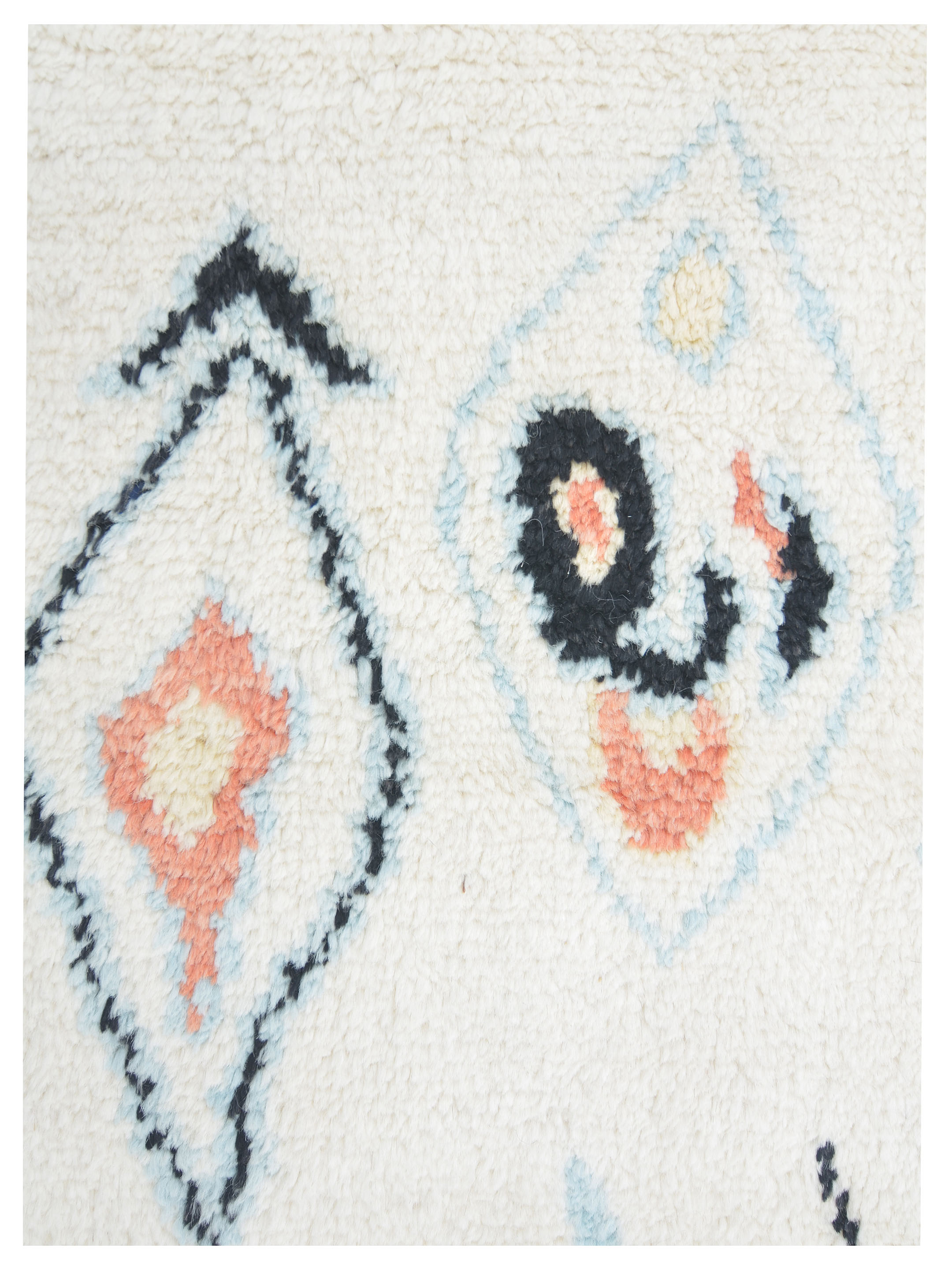 Moroccan Hand Knotted Ivory - Image 3 of 5