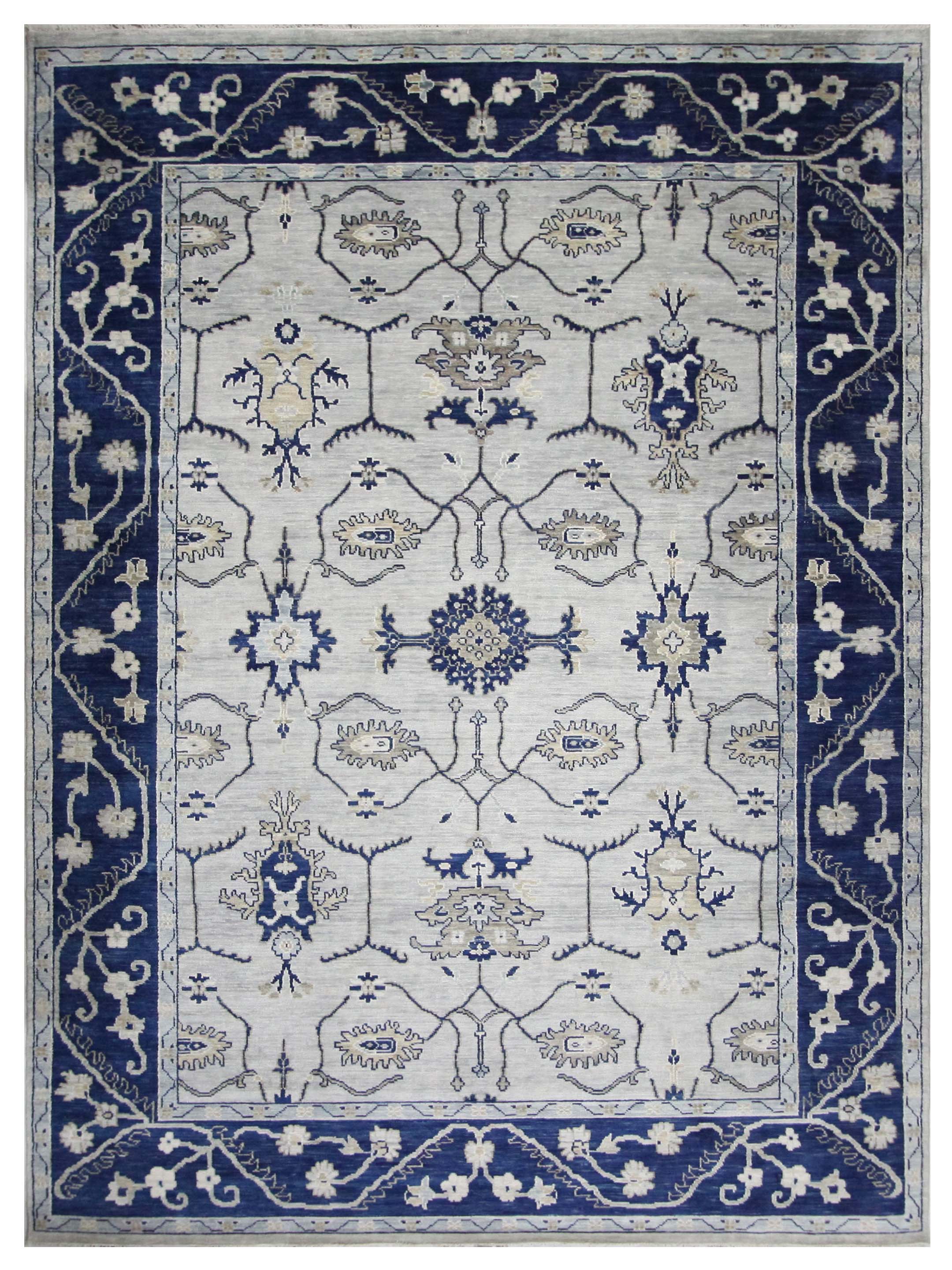 Anatolian Revival Hand Knotted Lt.Grey 10x14