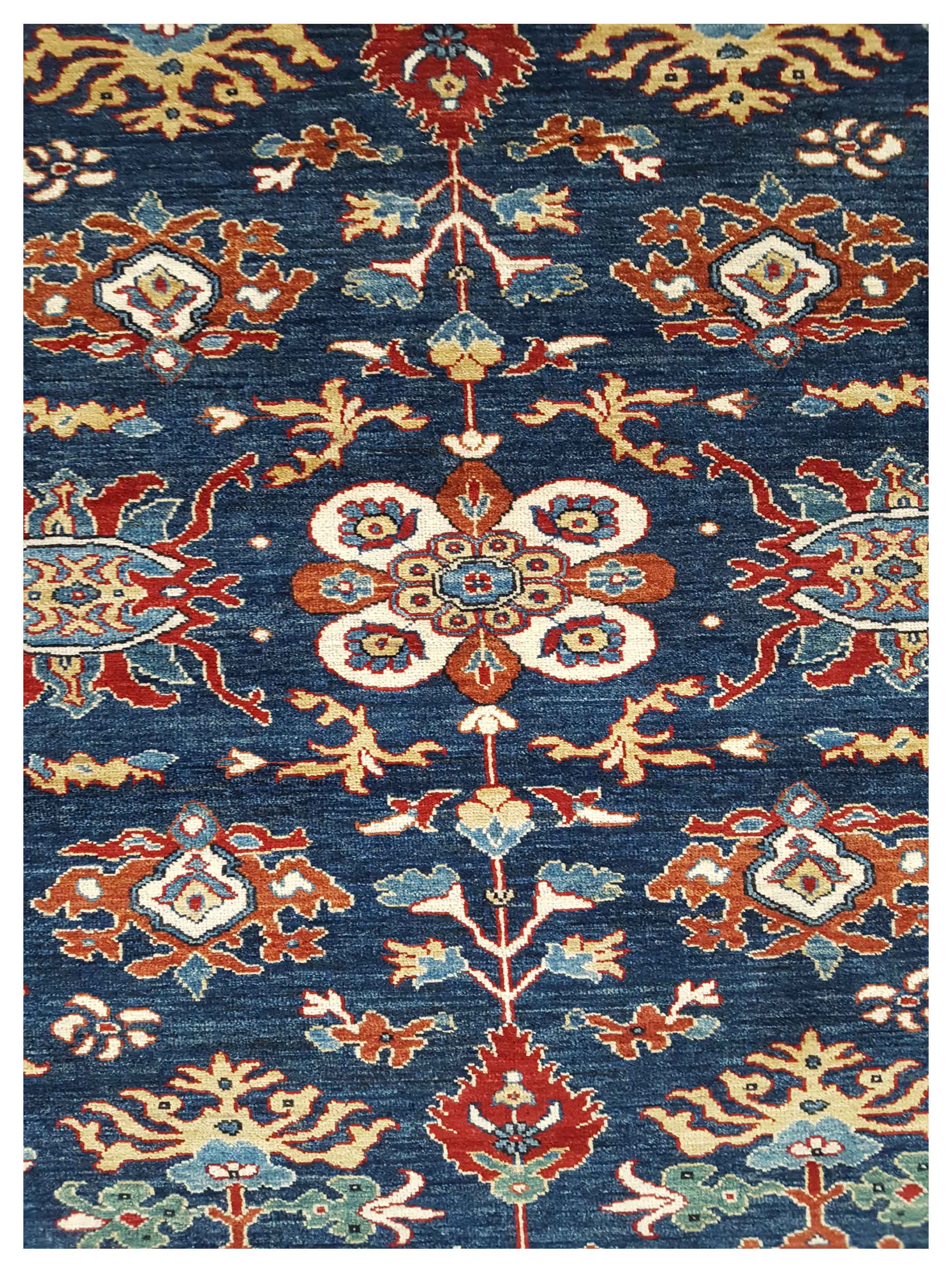 Ziegler Hand Knotted Navy 9x12 - Image 4 of 5
