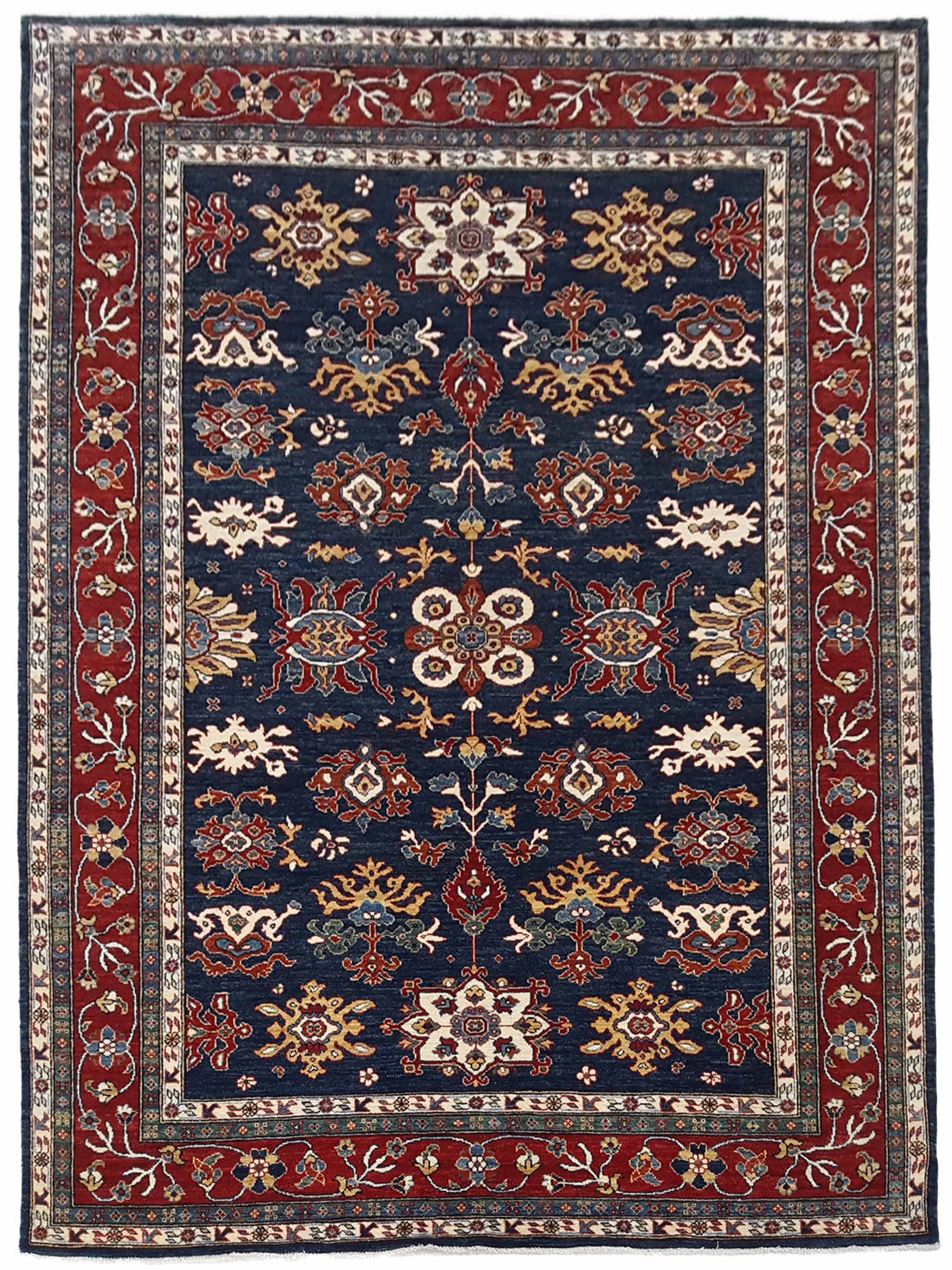 Ziegler Hand Knotted Navy 9x12