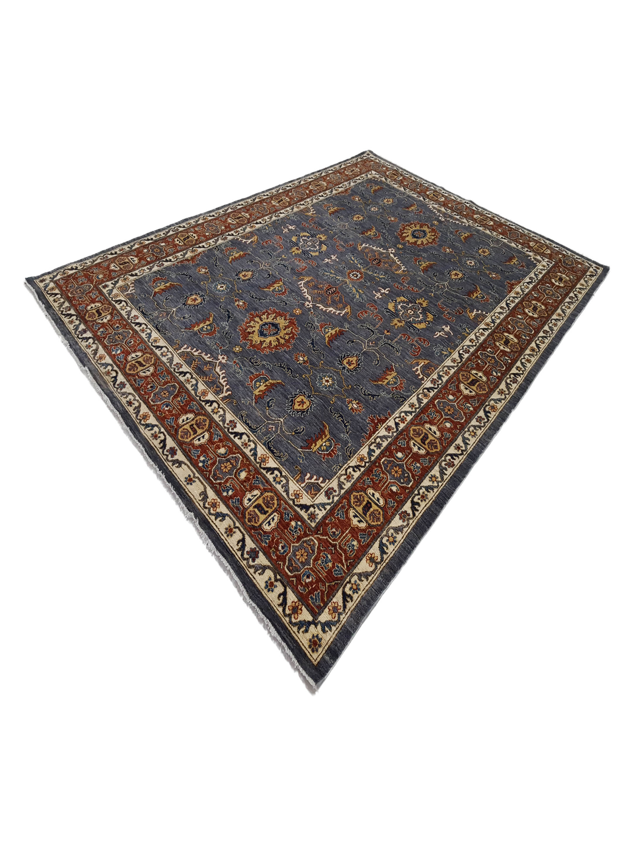 Ziegler Hand Knotted Grey 10x13 - Image 2 of 5
