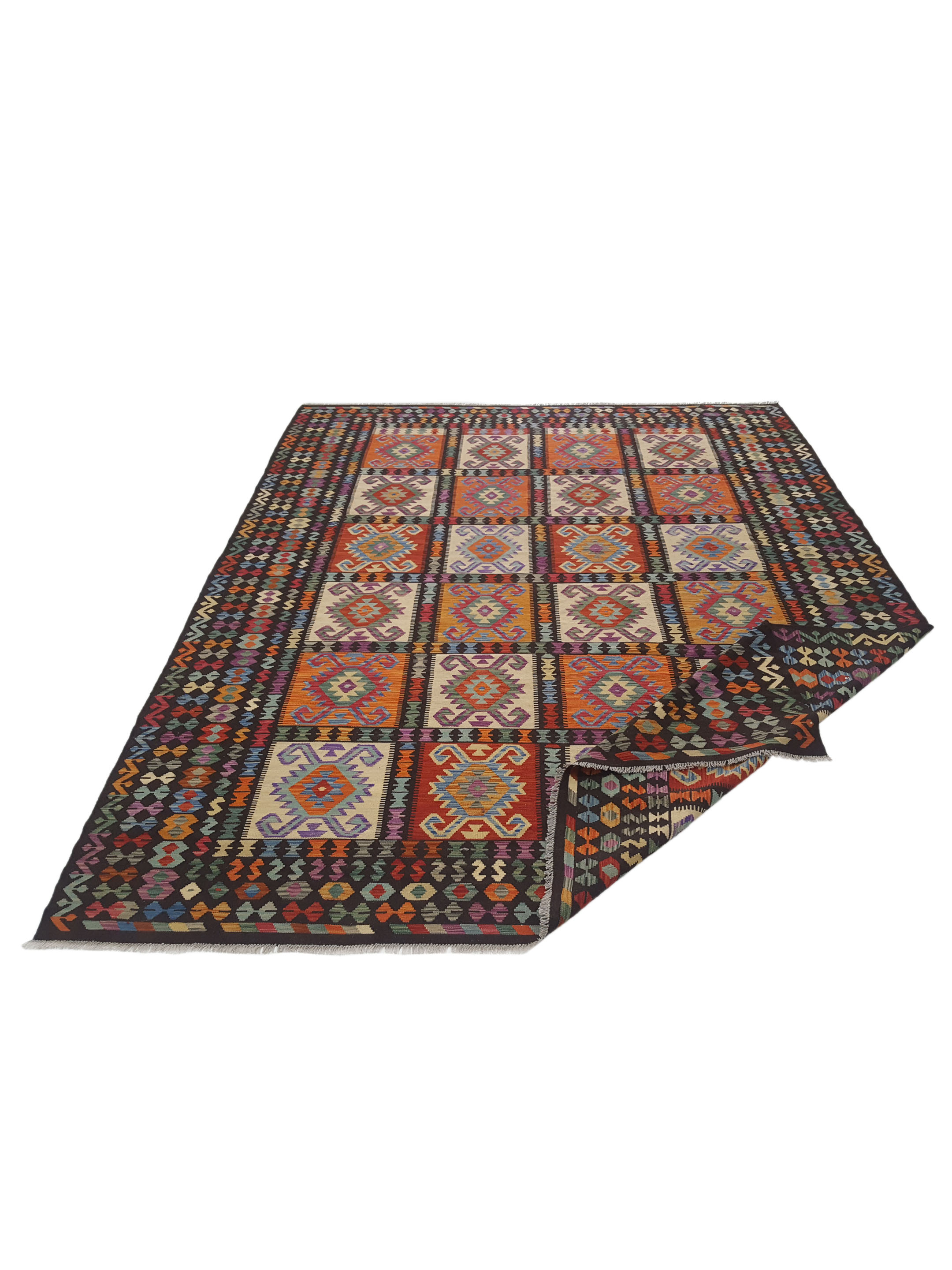 Kilim Hand Woven Multi 10x13 - Image 2 of 5