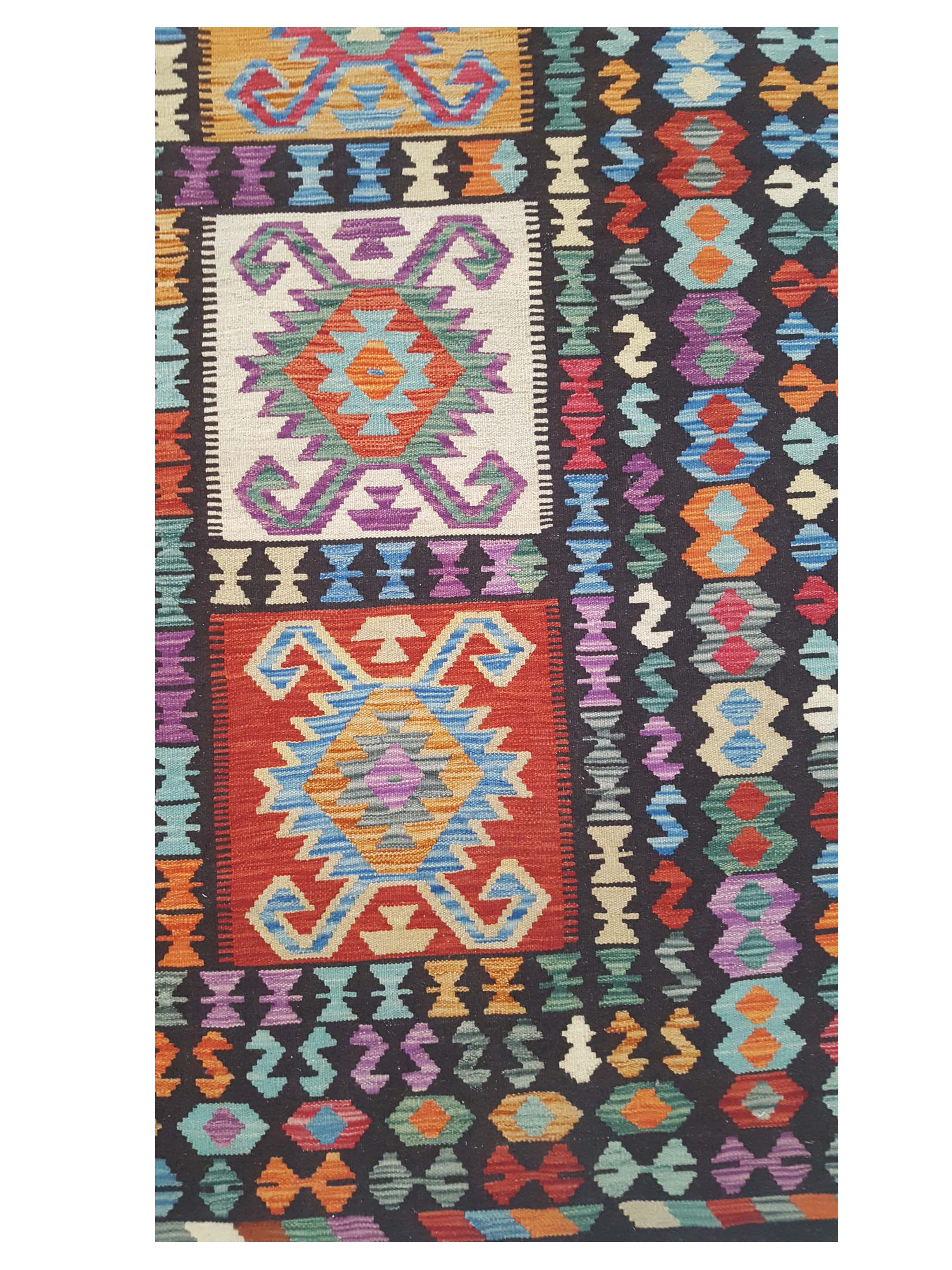 Kilim Hand Woven Multi 10x13 - Image 3 of 5