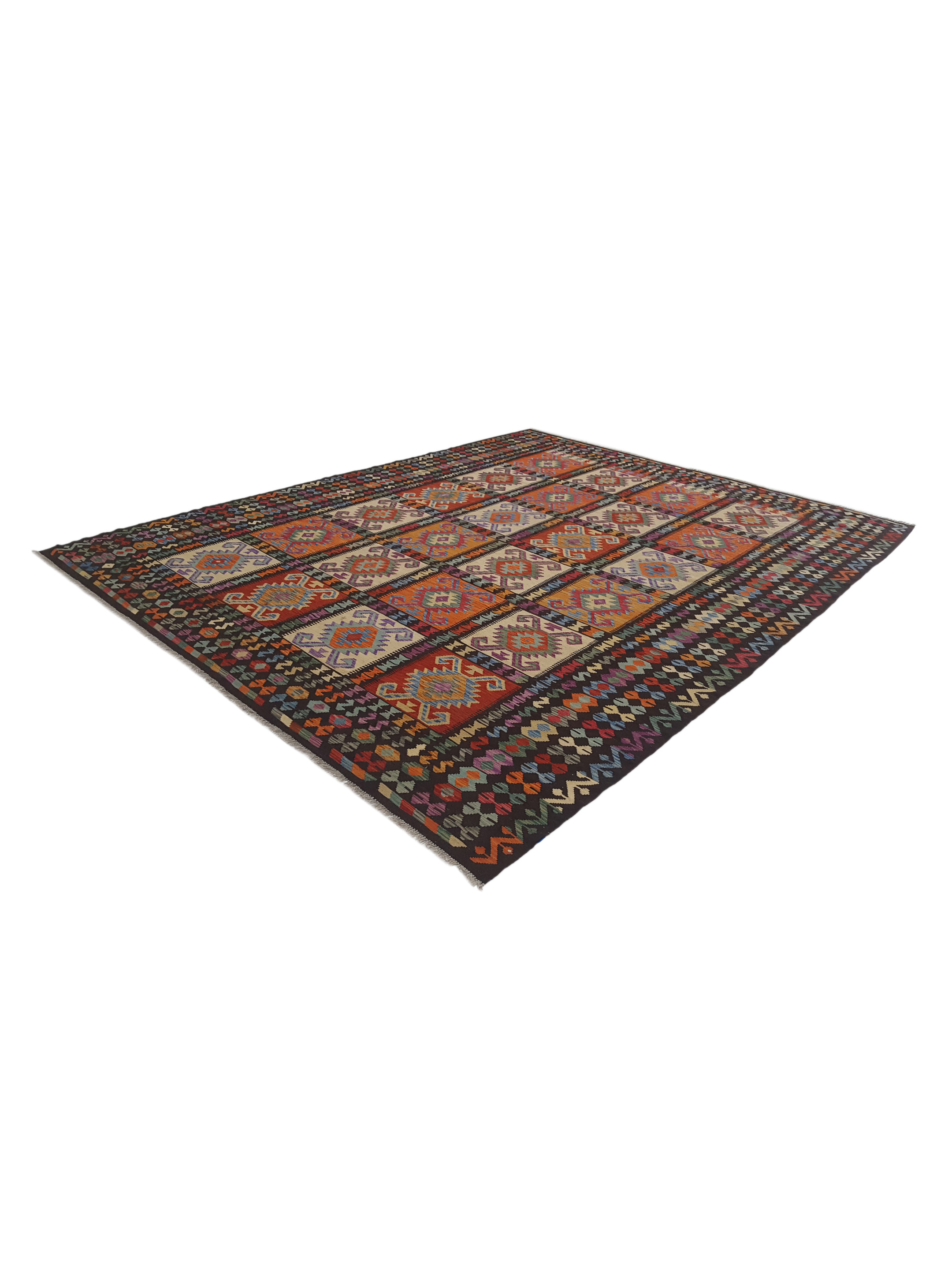 Kilim Hand Woven Multi 10x13 - Image 5 of 5