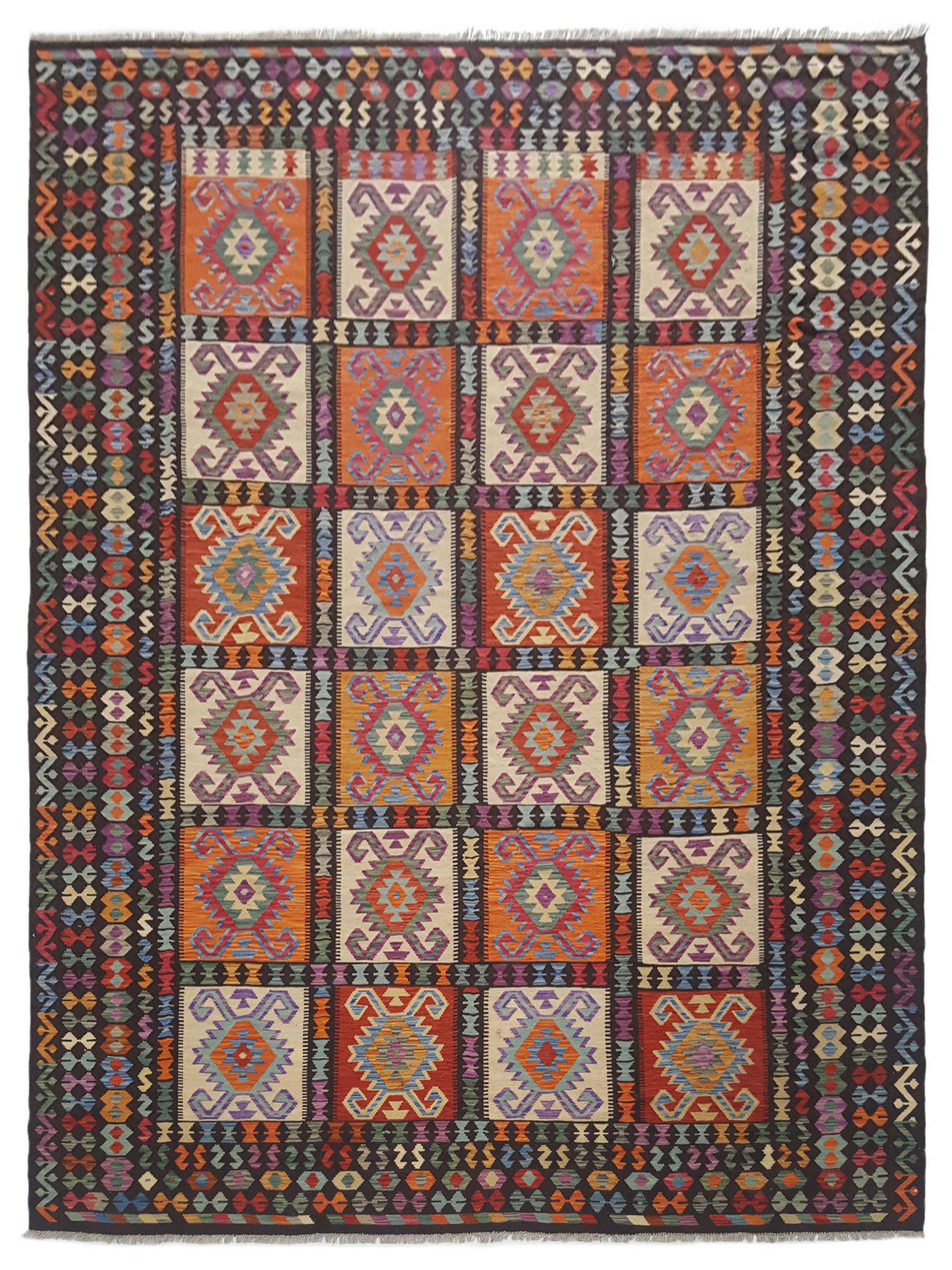 Kilim Hand Woven Multi 10x13
