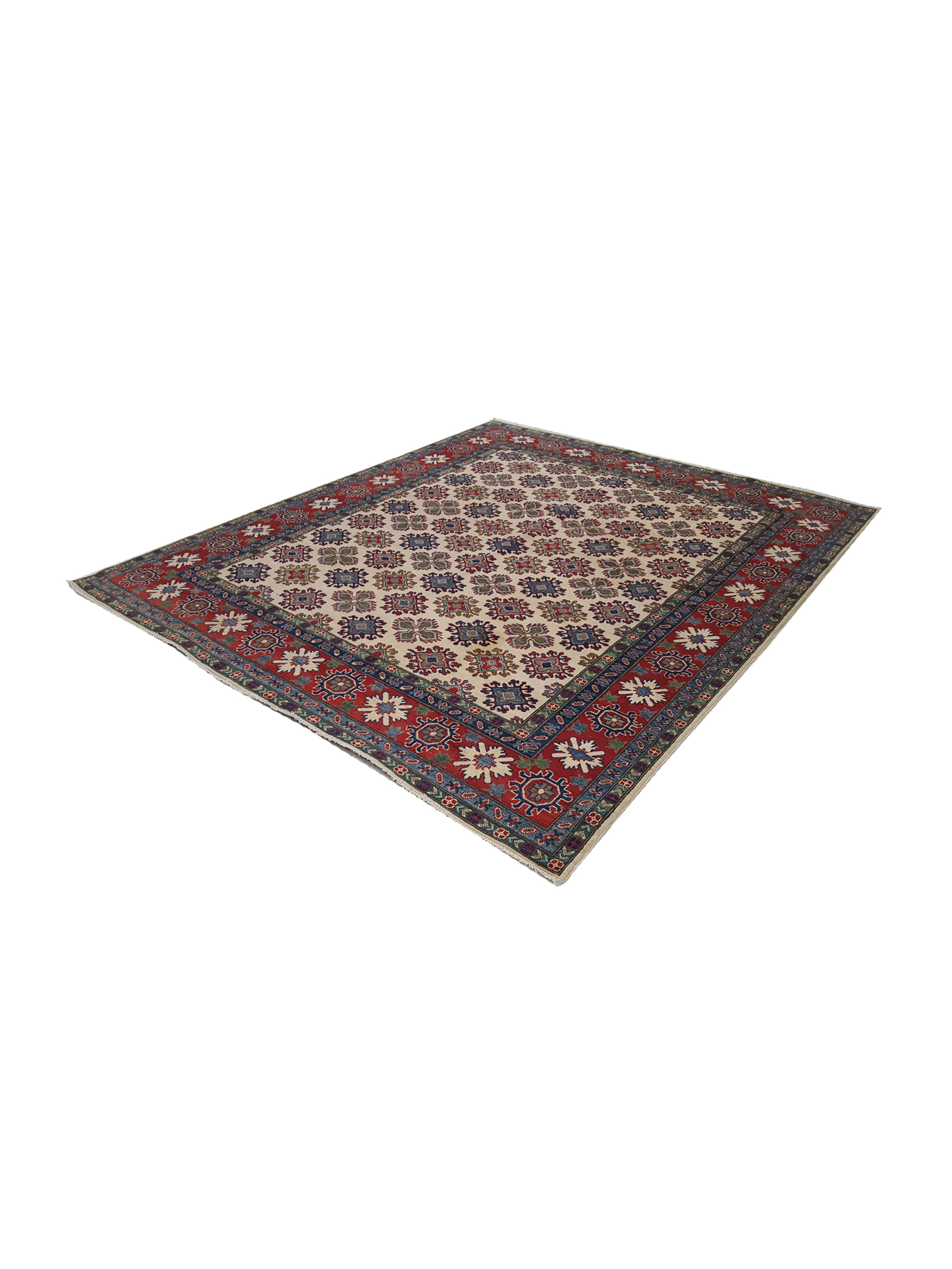 Kazak Hand Knotted Ivory 8x10 - Image 6 of 6