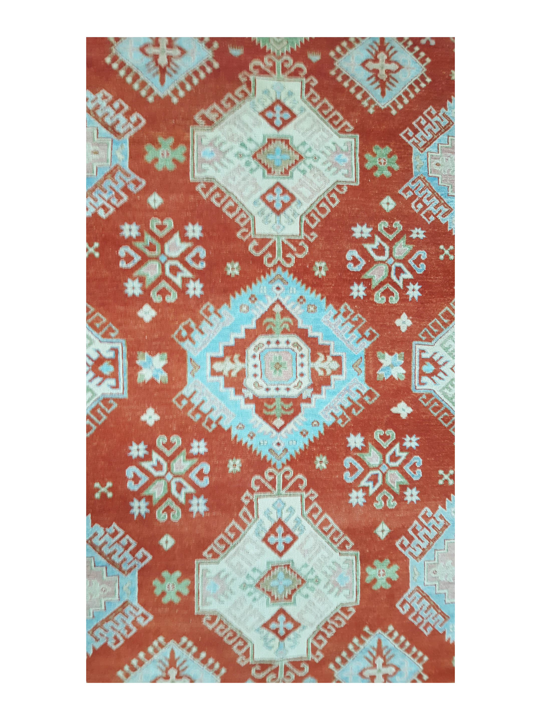 Ziegler Hand Knotted Orange 9x12 - Image 5 of 6