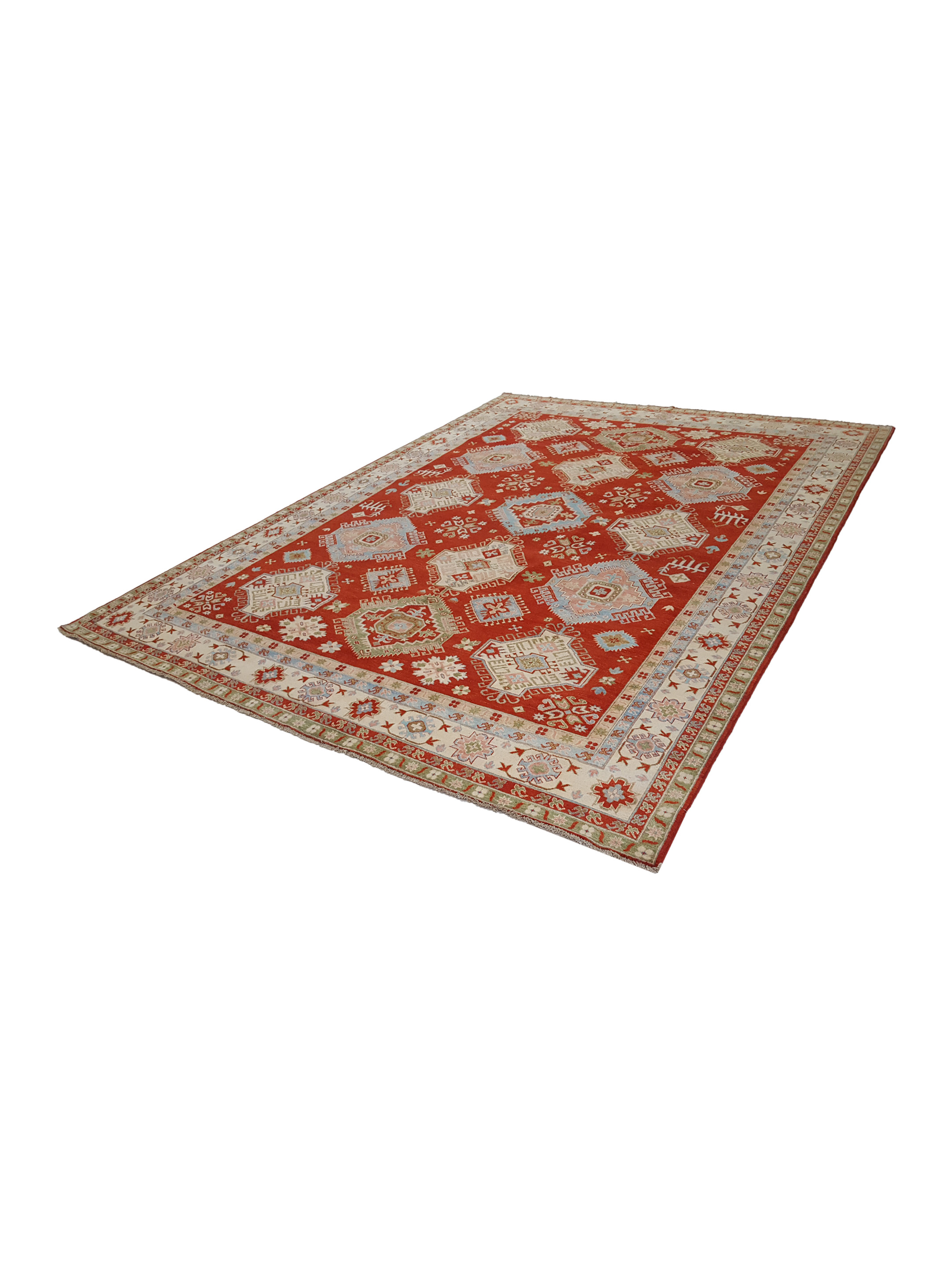 Ziegler Hand Knotted Orange 9x12 - Image 6 of 6