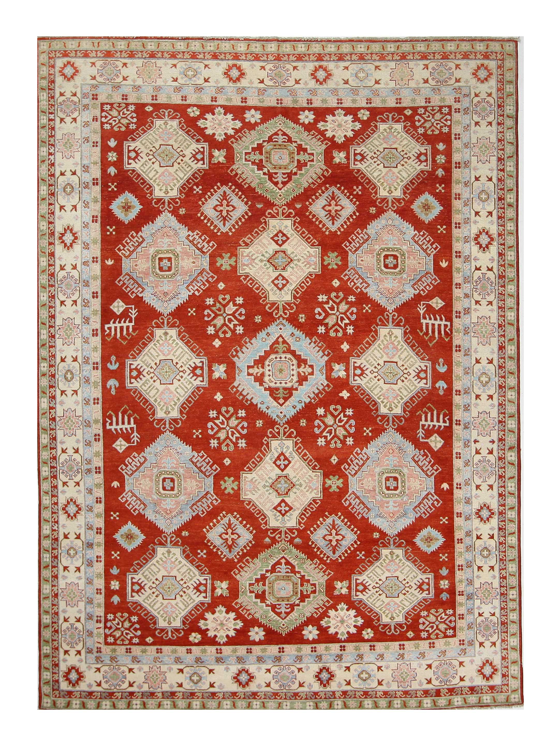 Ziegler Hand Knotted Orange 9x12