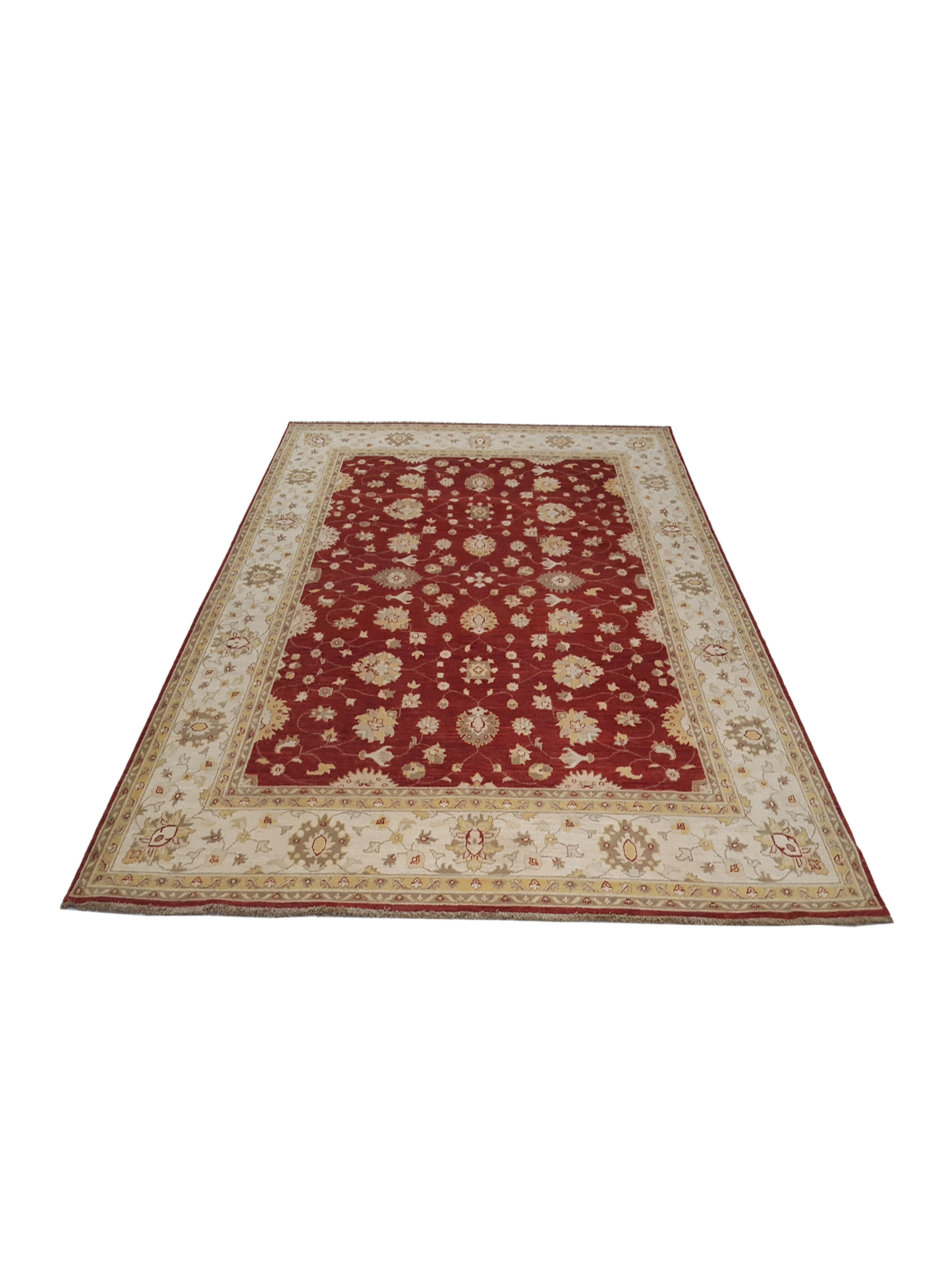 Ziegler Hand Knotted Red 8x10 - Image 2 of 6