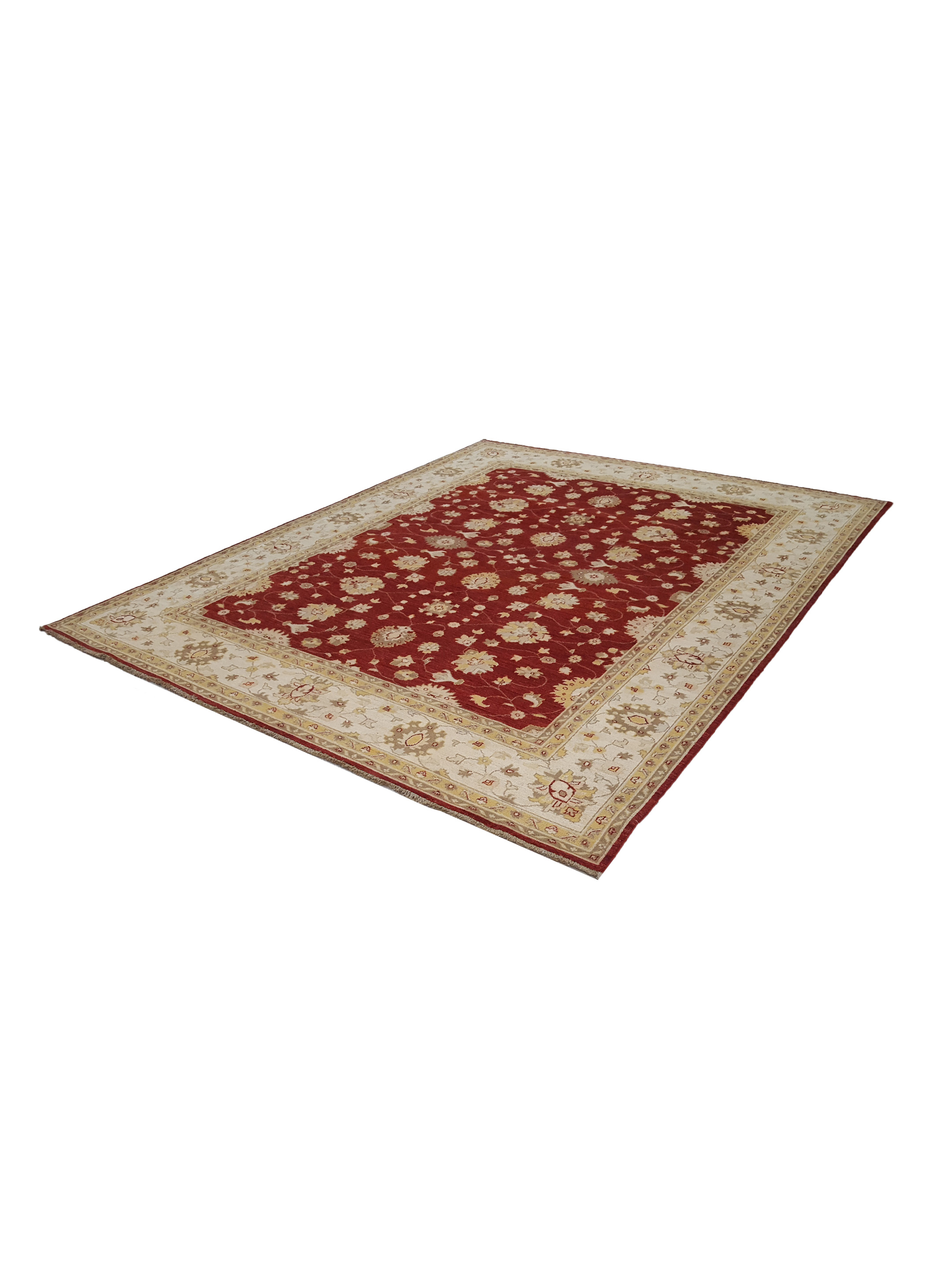 Ziegler Hand Knotted Red 8x10 - Image 6 of 6
