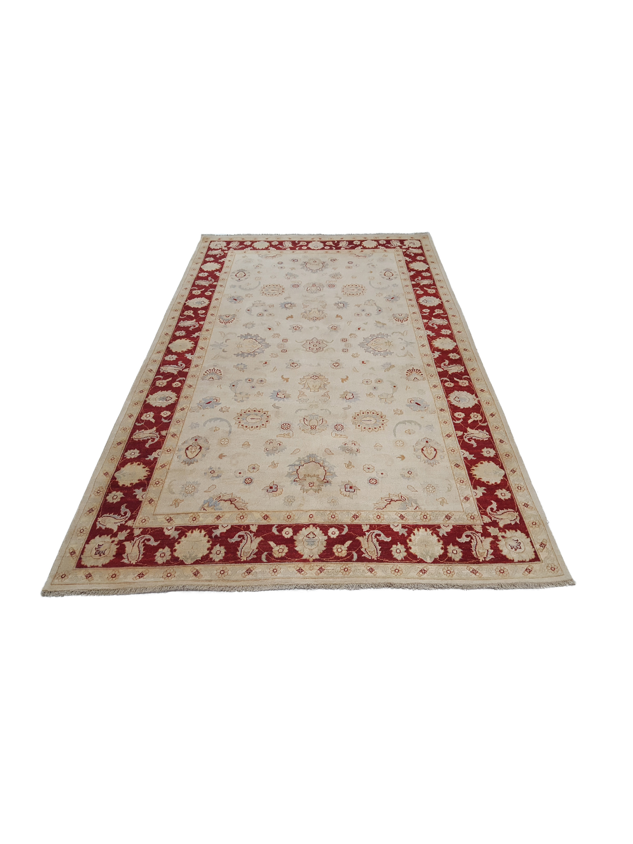 Ziegler Hand Knotted Ivory 7x10 - Image 2 of 6