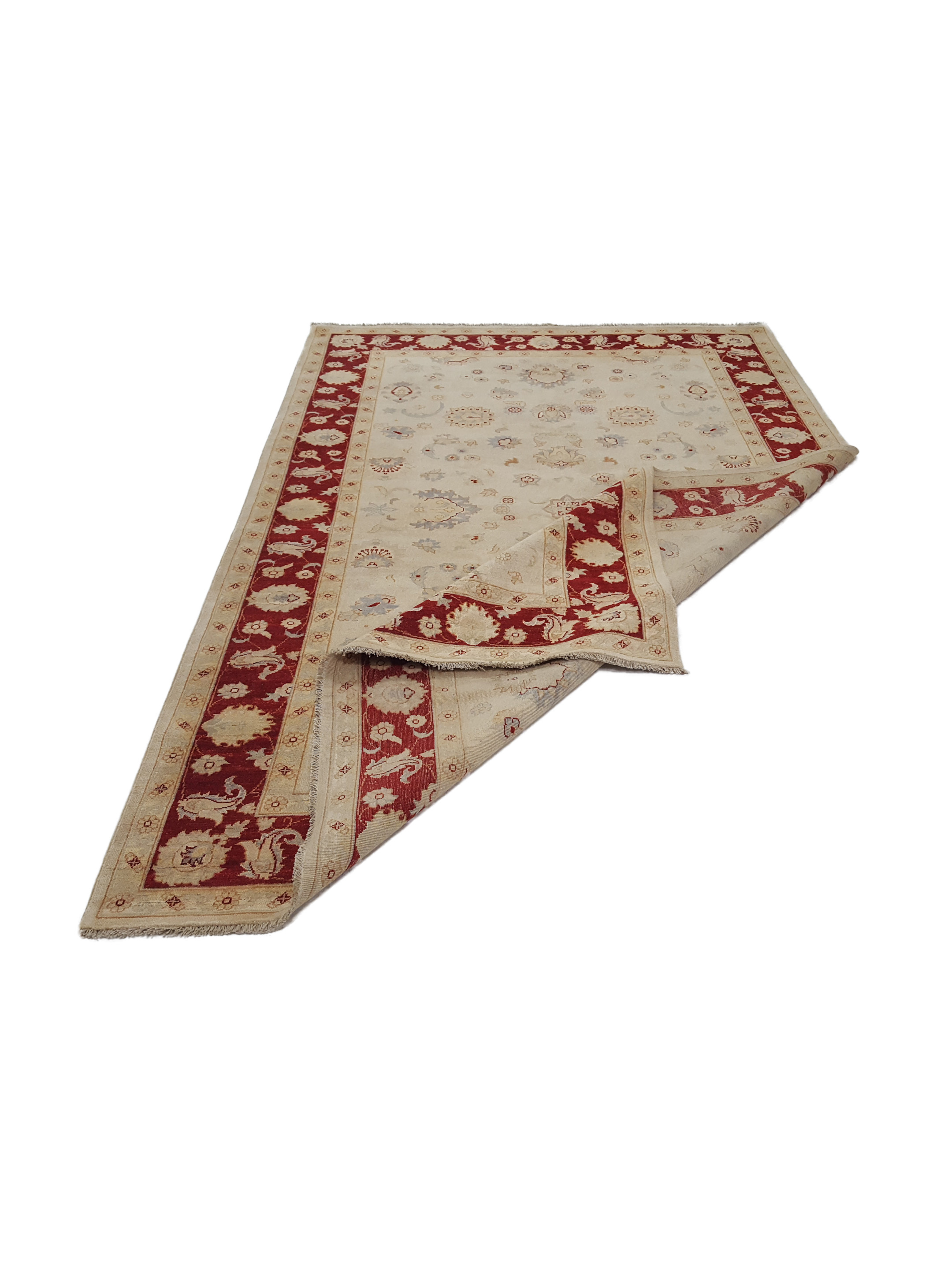 Ziegler Hand Knotted Ivory 7x10 - Image 3 of 6